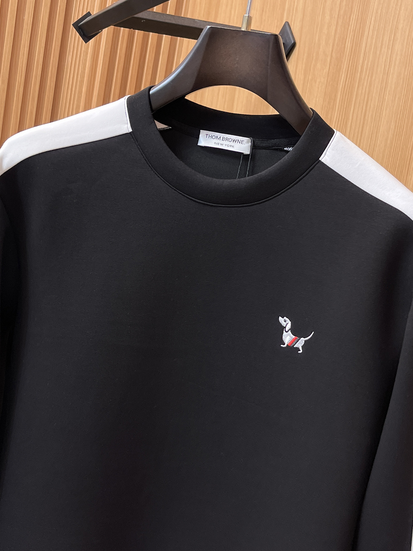 Thom Browne Male Hoodie Cotton Black Xs-s-m-l