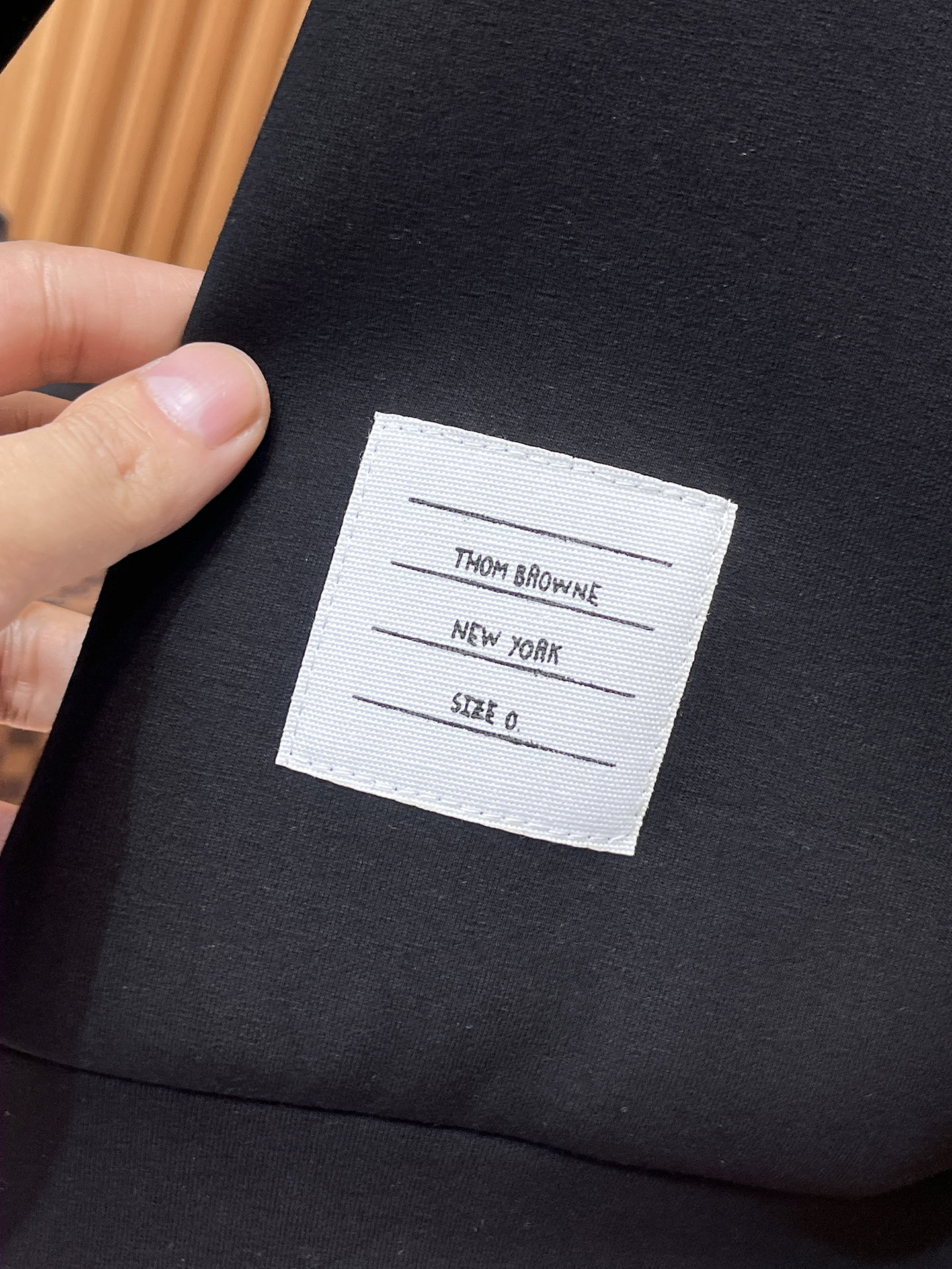 Thom Browne Male Hoodie Cotton Black Xs-s-m-l
