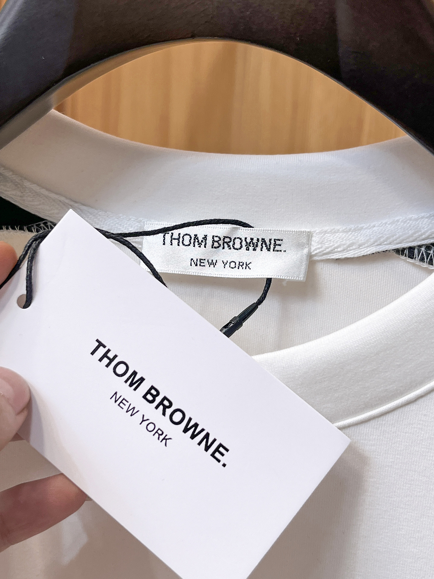 Thom Browne Male Hoodie Cotton Black Xs-s-m-l