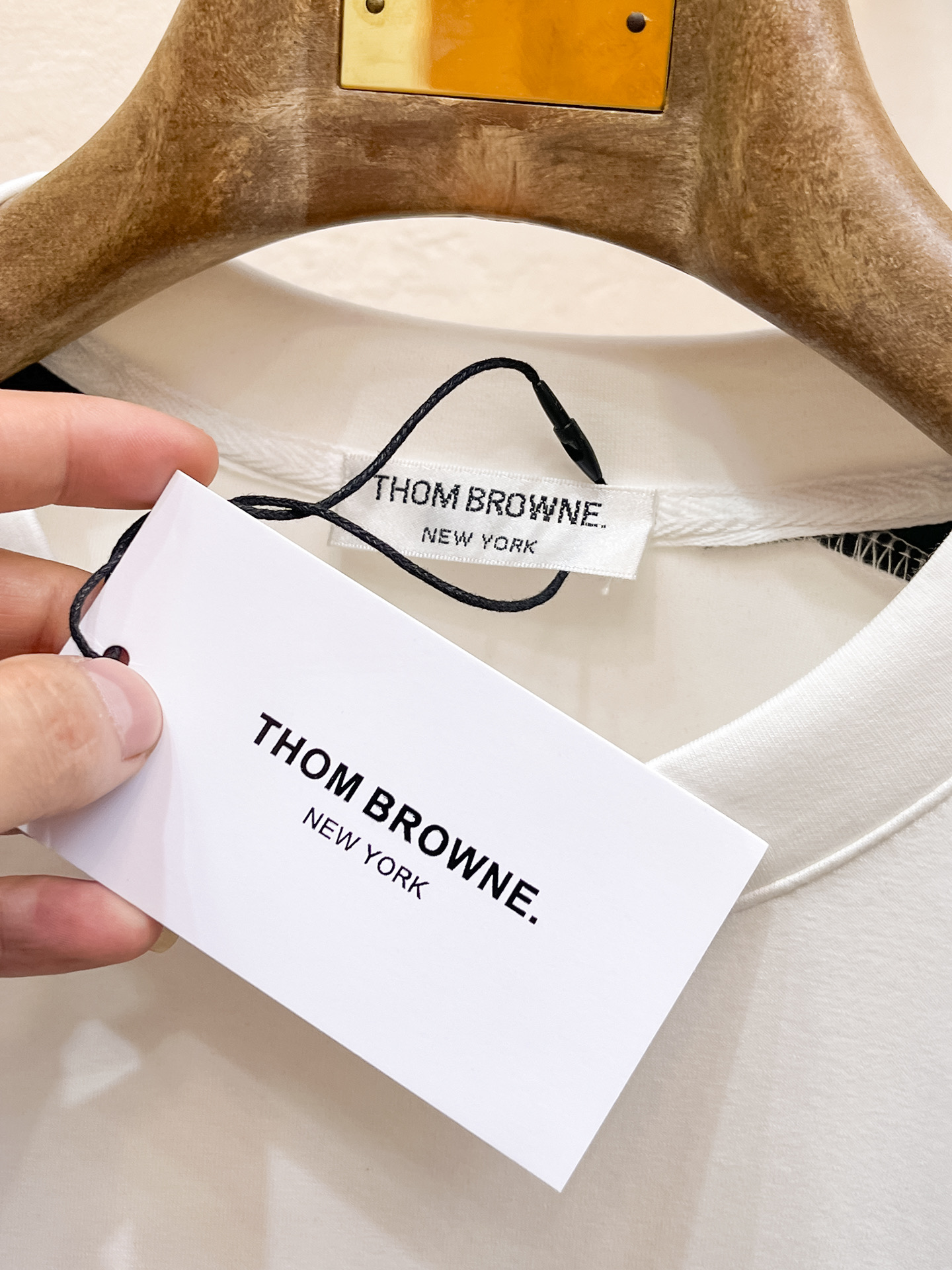 Thom Browne Male Hoodie Cotton Black Xs-s-m-l