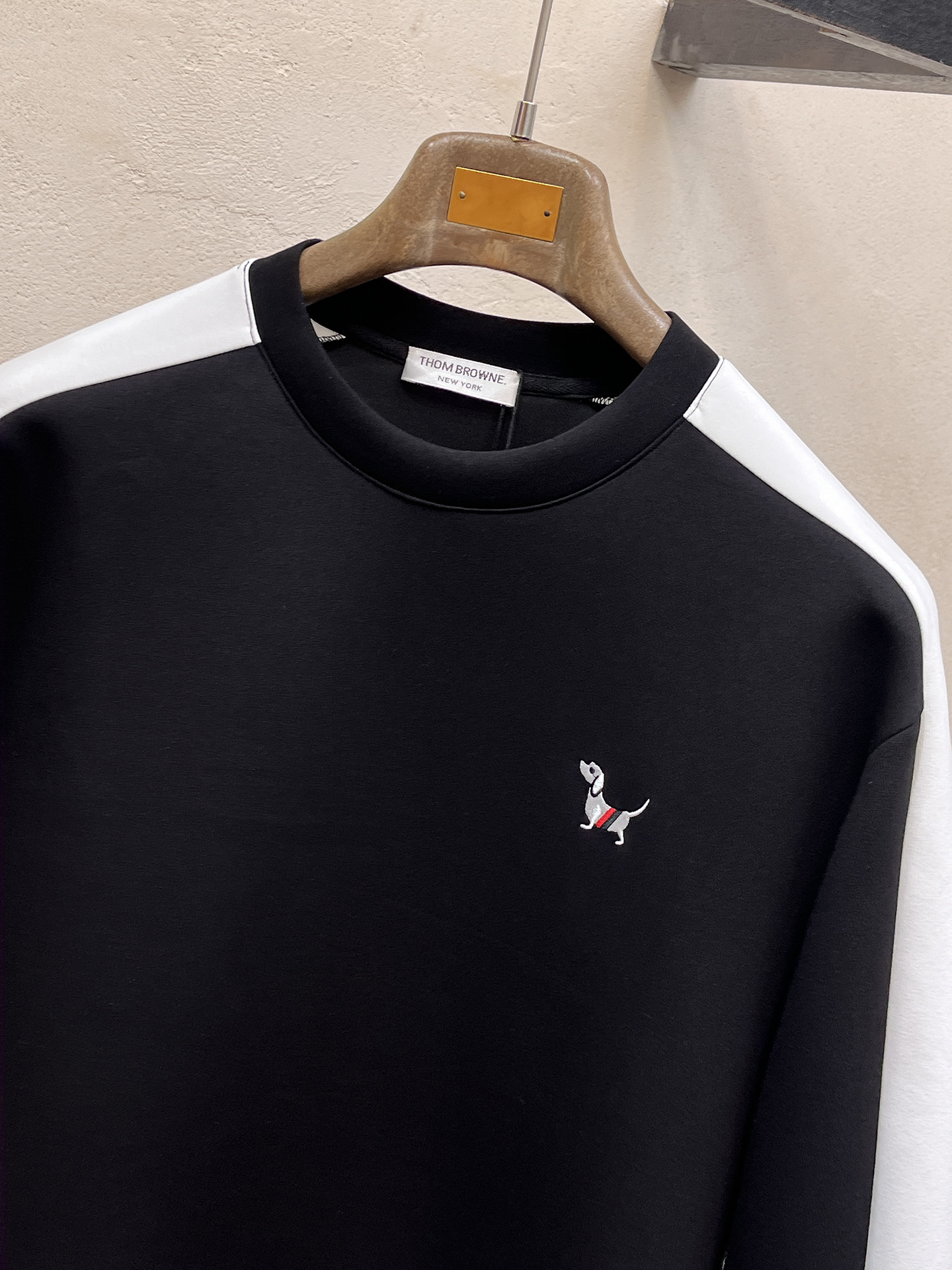 Thom Browne Male Hoodie Cotton Black Xs-s-m-l