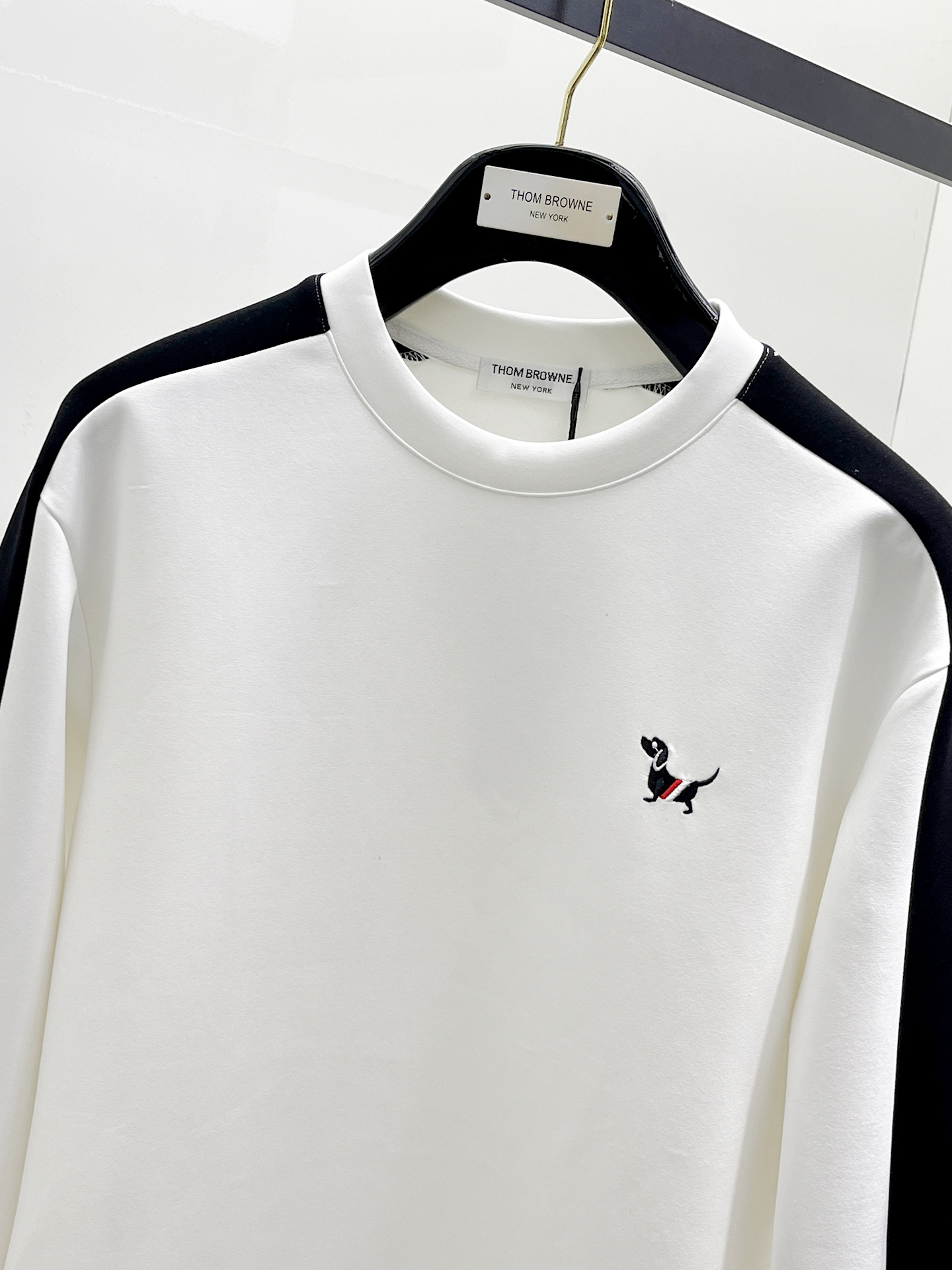 Thom Browne Male Hoodie Cotton Black Xs-s-m-l