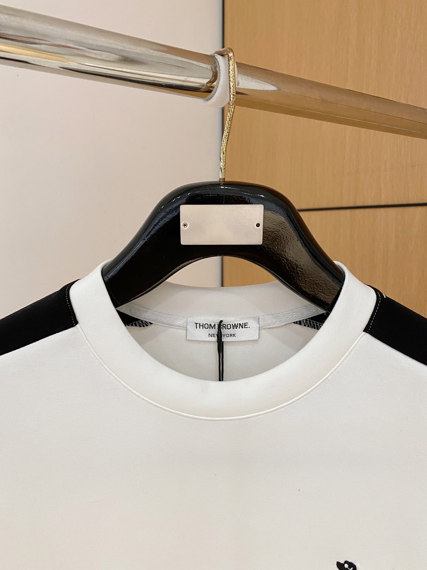 Thom Browne Male Hoodie Cotton Black Xs-s-m-l