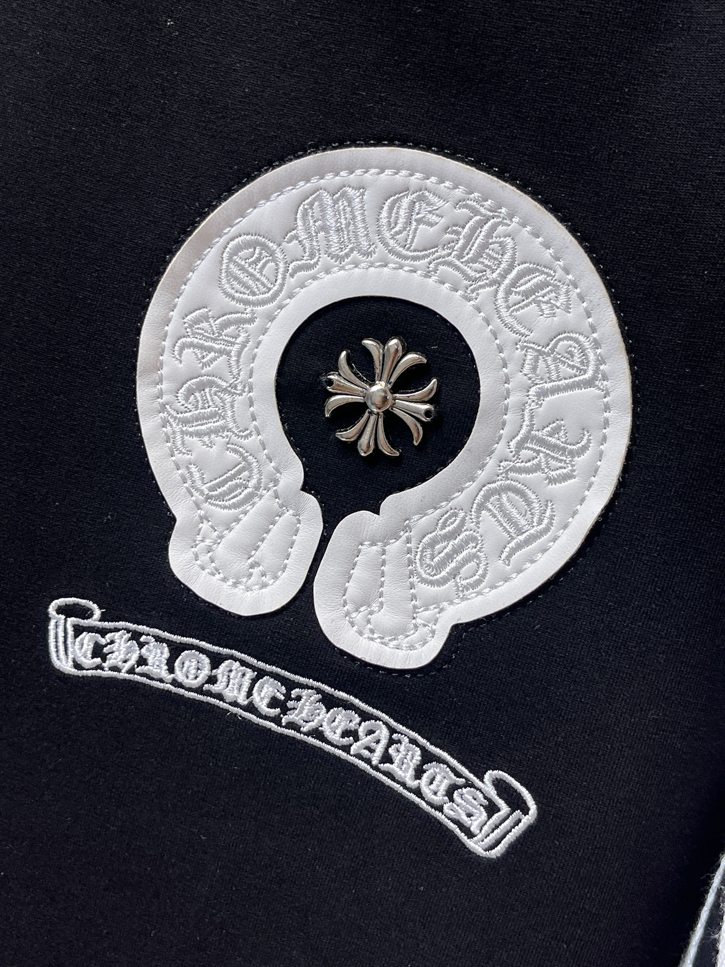 Chrome Hearts Male Hoodie Cotton Black Xs-s-m-l
