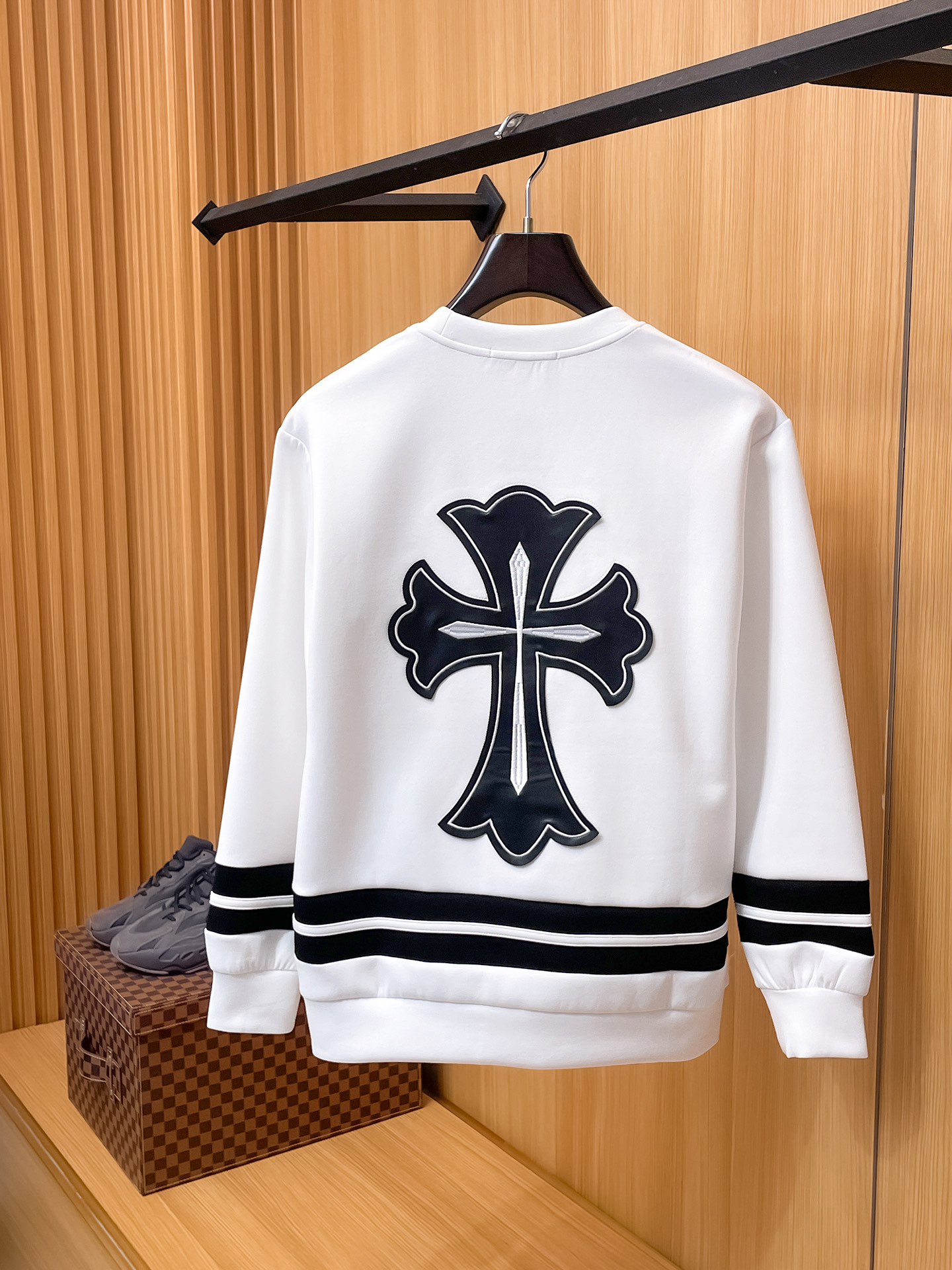 Chrome Hearts Male Hoodie Cotton Black Xs-s-m-l