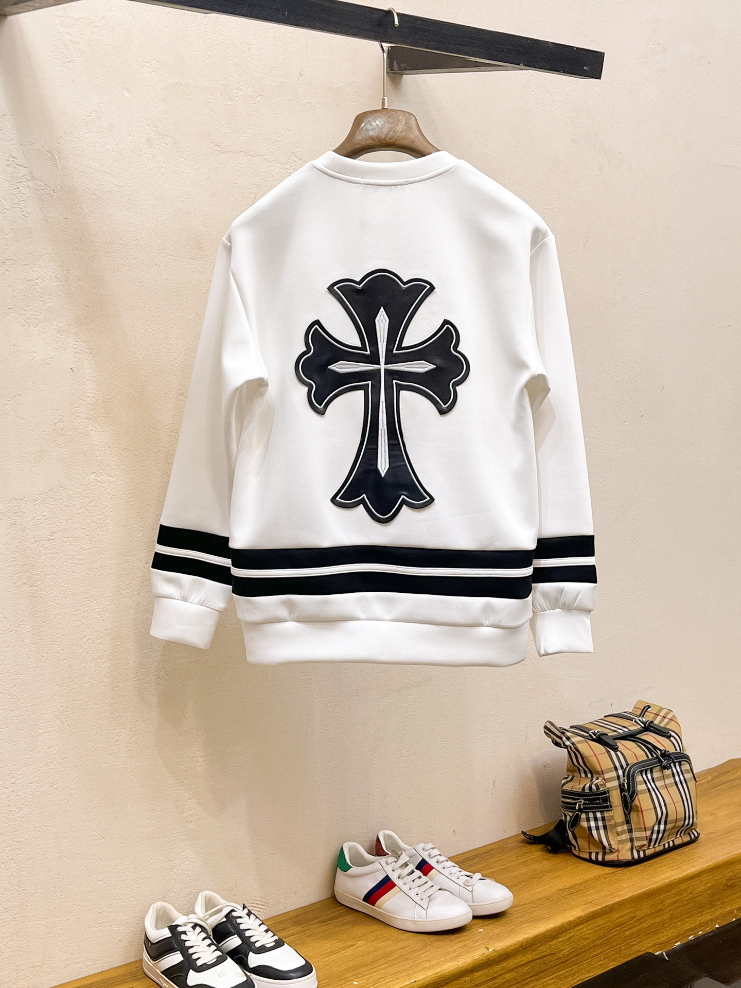 Chrome Hearts Male Hoodie Cotton Black Xs-s-m-l