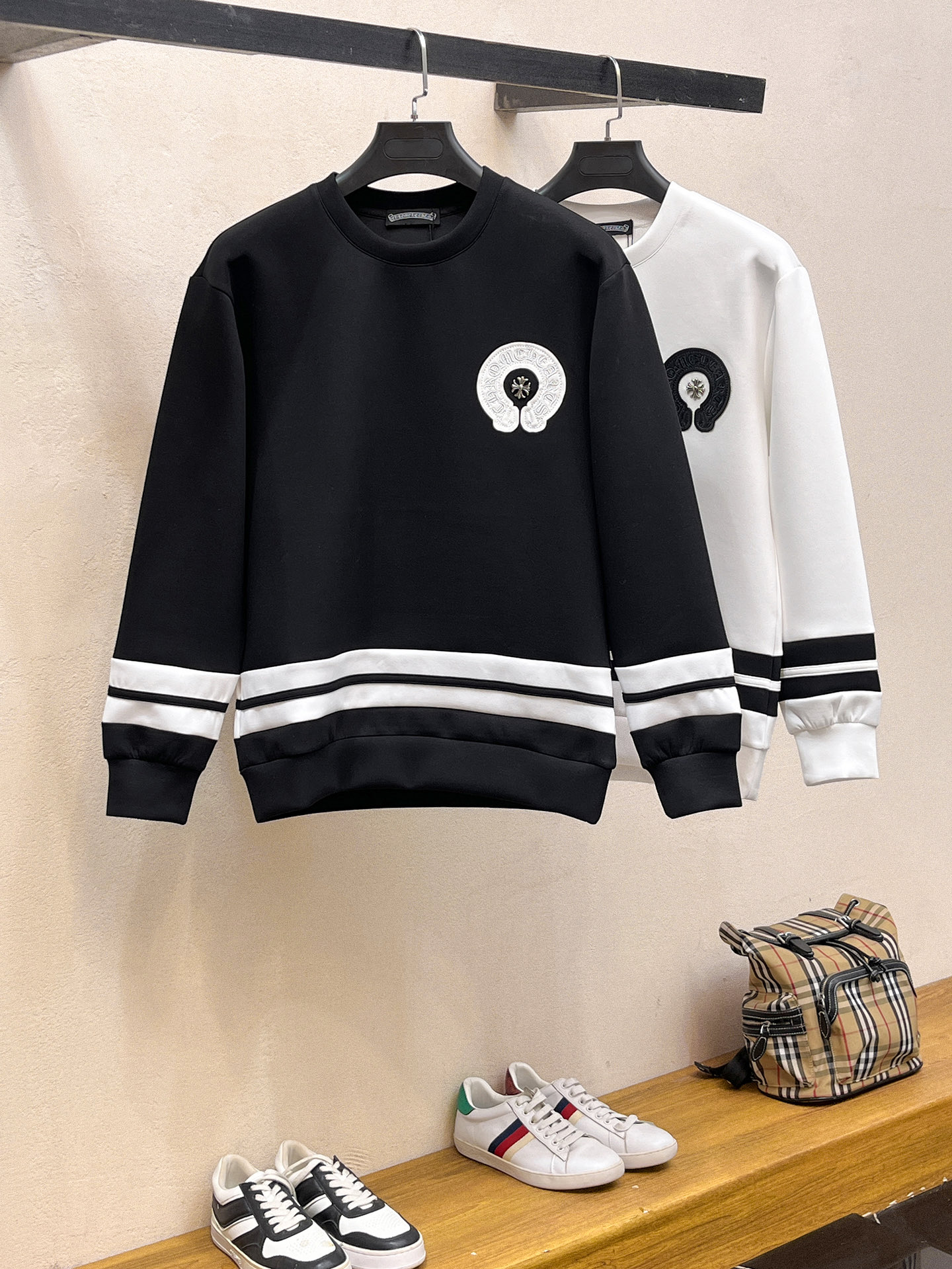 Chrome Hearts Male Hoodie Cotton Black Xs-s-m-l