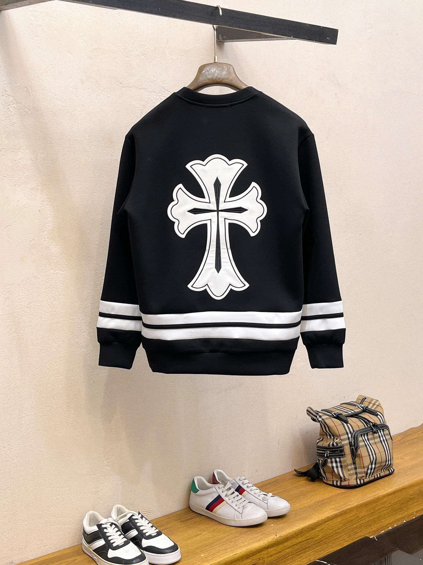Chrome Hearts Male Hoodie Cotton Black Xs-s-m-l