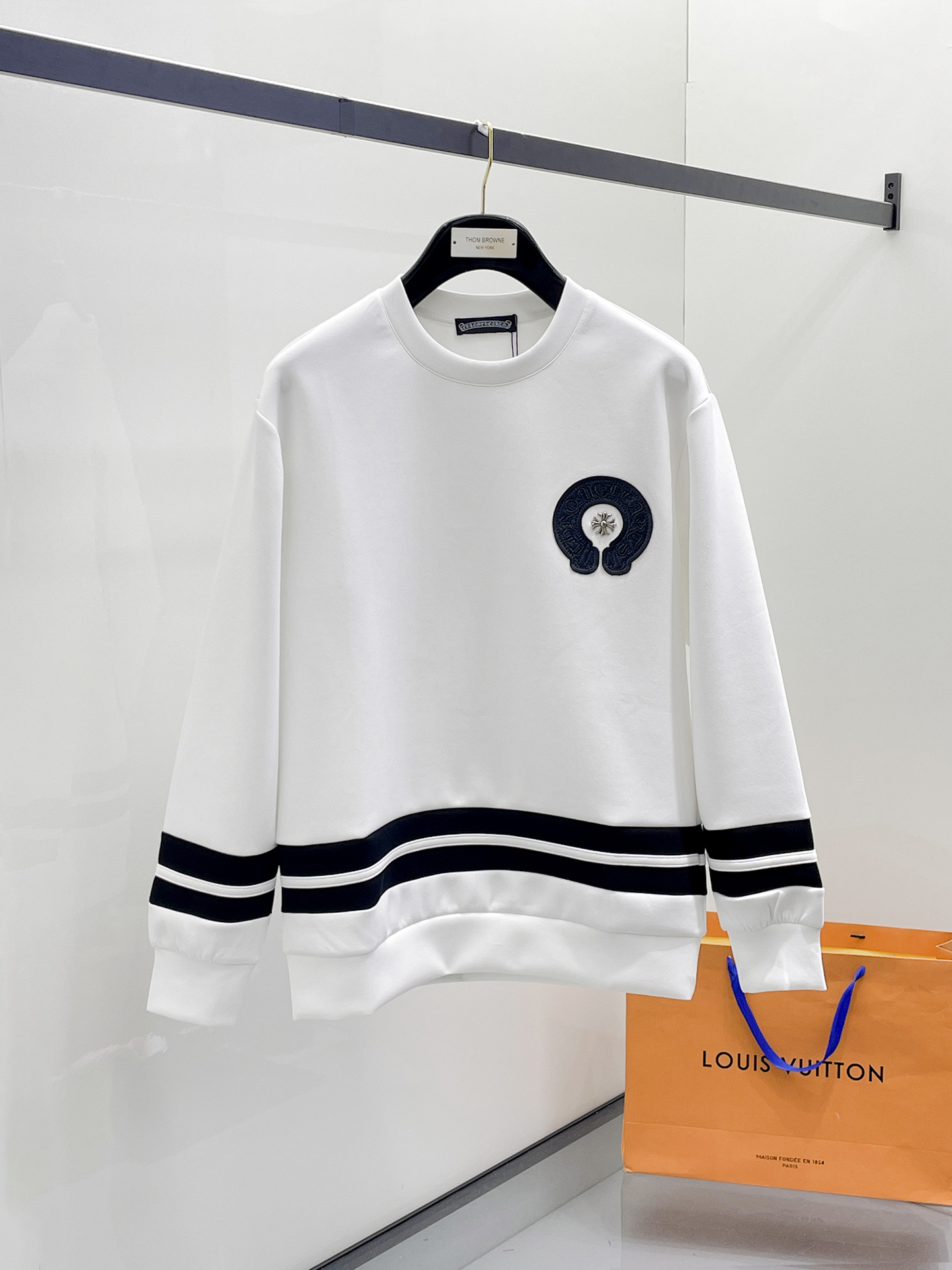 Chrome Hearts Male Hoodie Cotton Black Xs-s-m-l