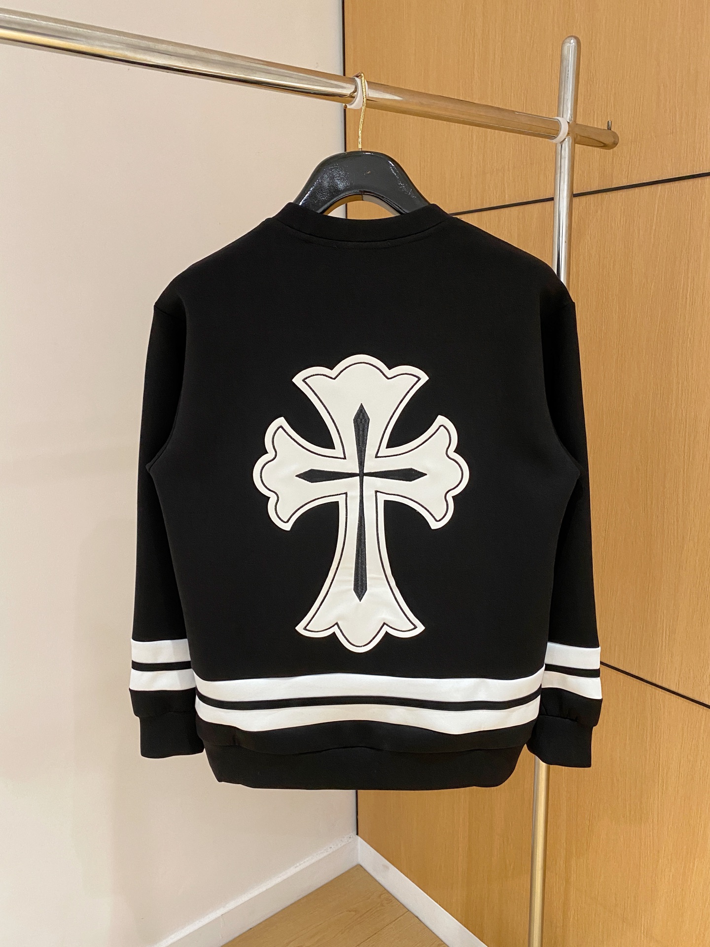 Chrome Hearts Male Hoodie Cotton Black Xs-s-m-l