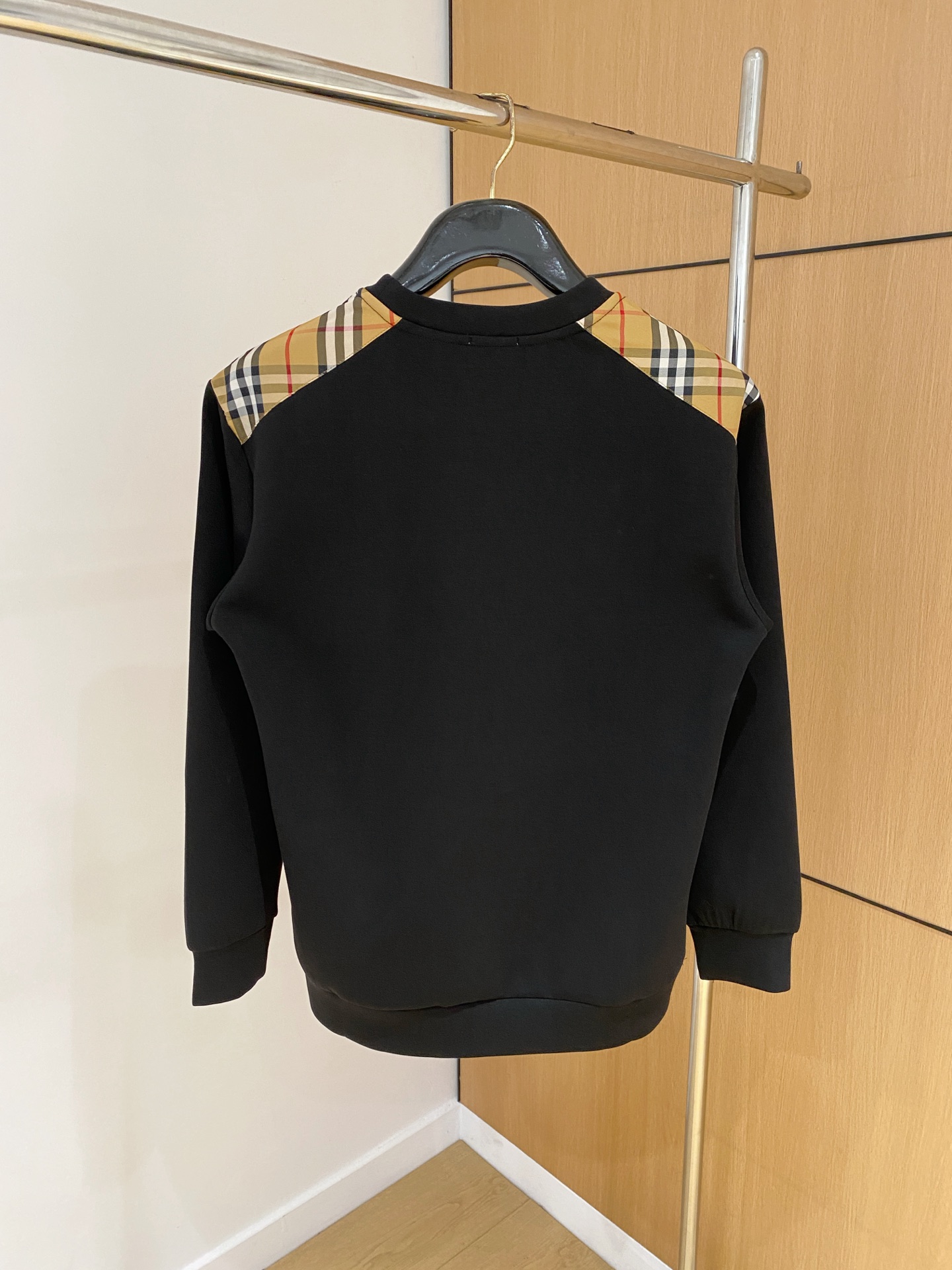 Burberry Male Hoodie Cotton Black Xs-s-m-l