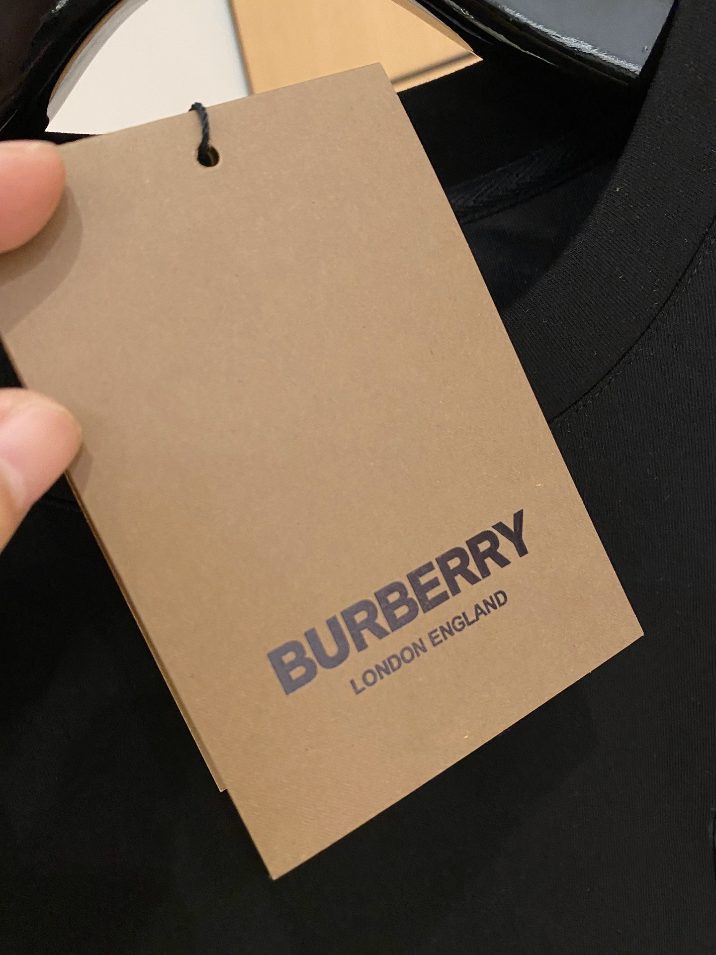 Burberry Male Hoodie Cotton Black Xs-s-m-l