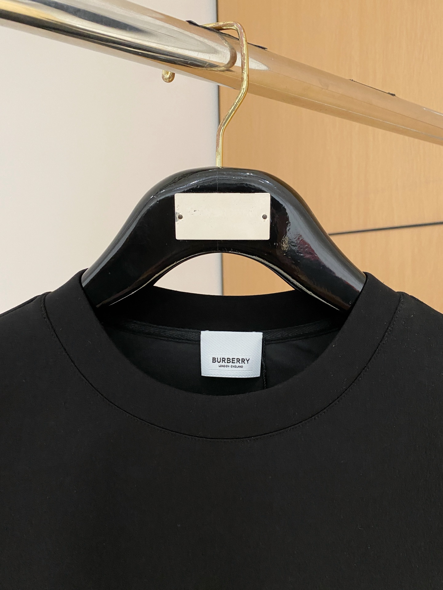 Burberry Male Hoodie Cotton Black Xs-s-m-l