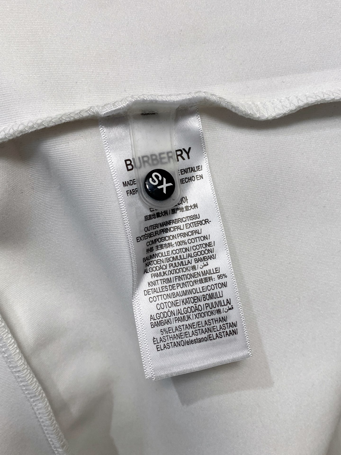 Burberry Male Hoodie Cotton Black Xs-s-m-l