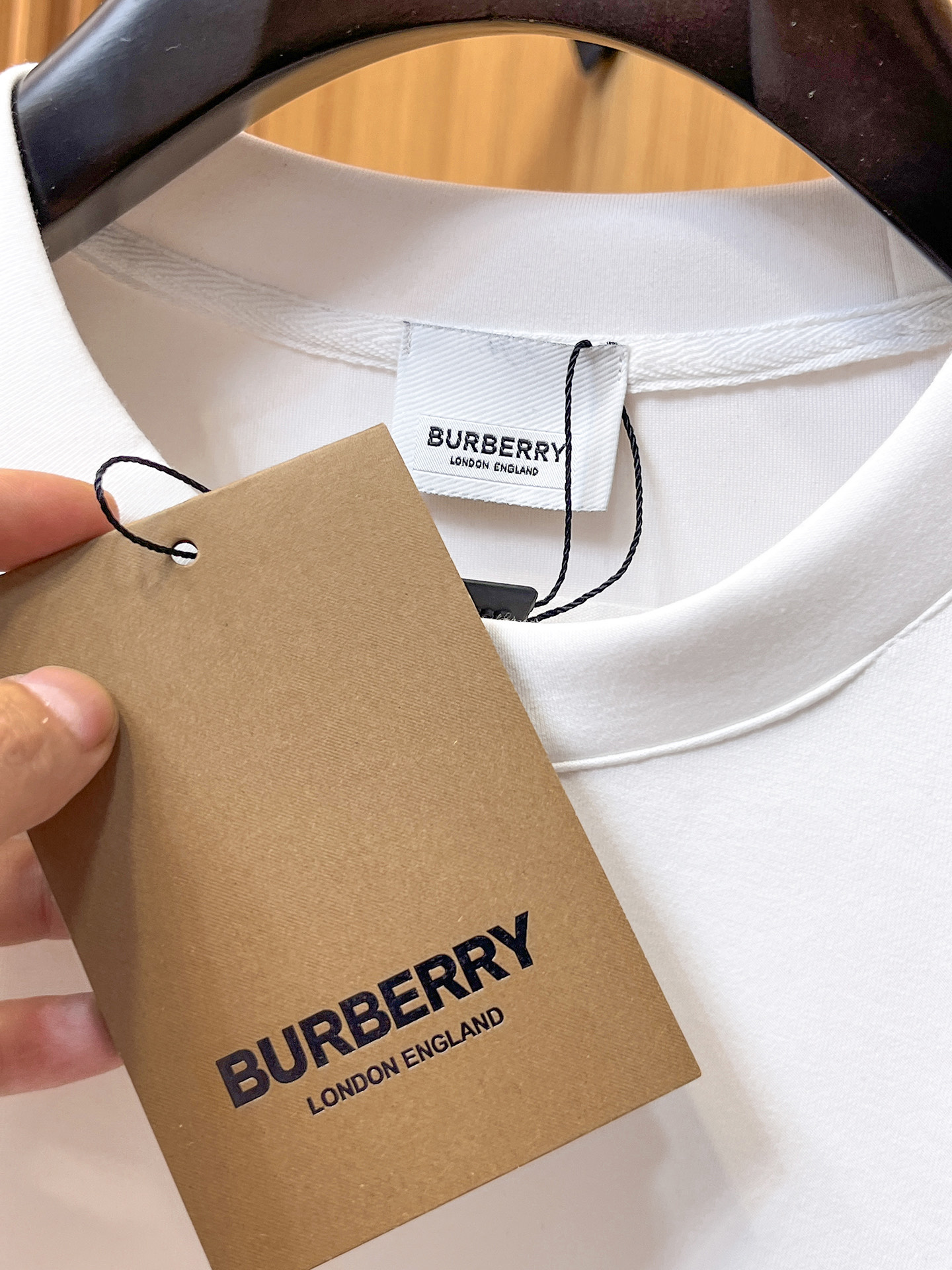 Burberry Male Hoodie Cotton Black Xs-s-m-l