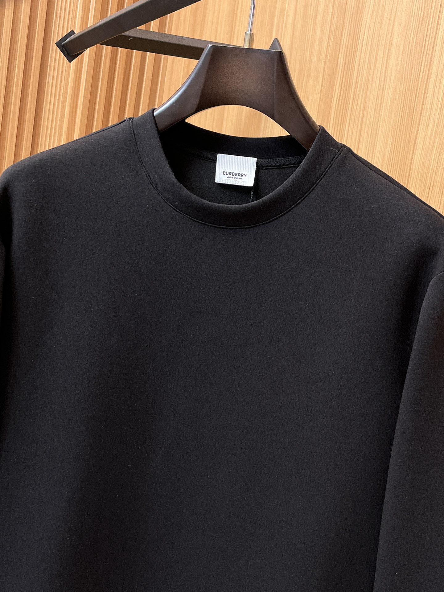 Burberry Male Hoodie Cotton Black Xs-s-m-l