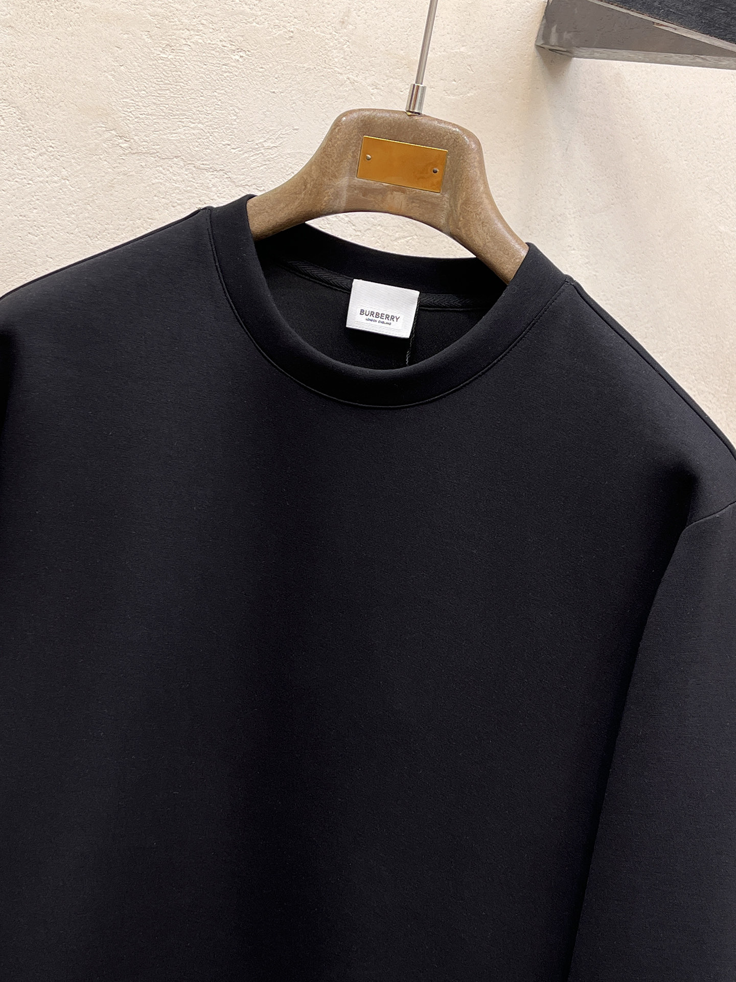 Burberry Male Hoodie Cotton Black Xs-s-m-l
