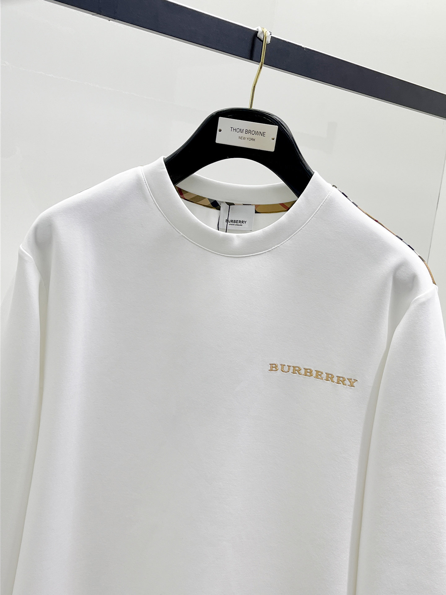 Burberry Male Hoodie Cotton Black Xs-s-m-l