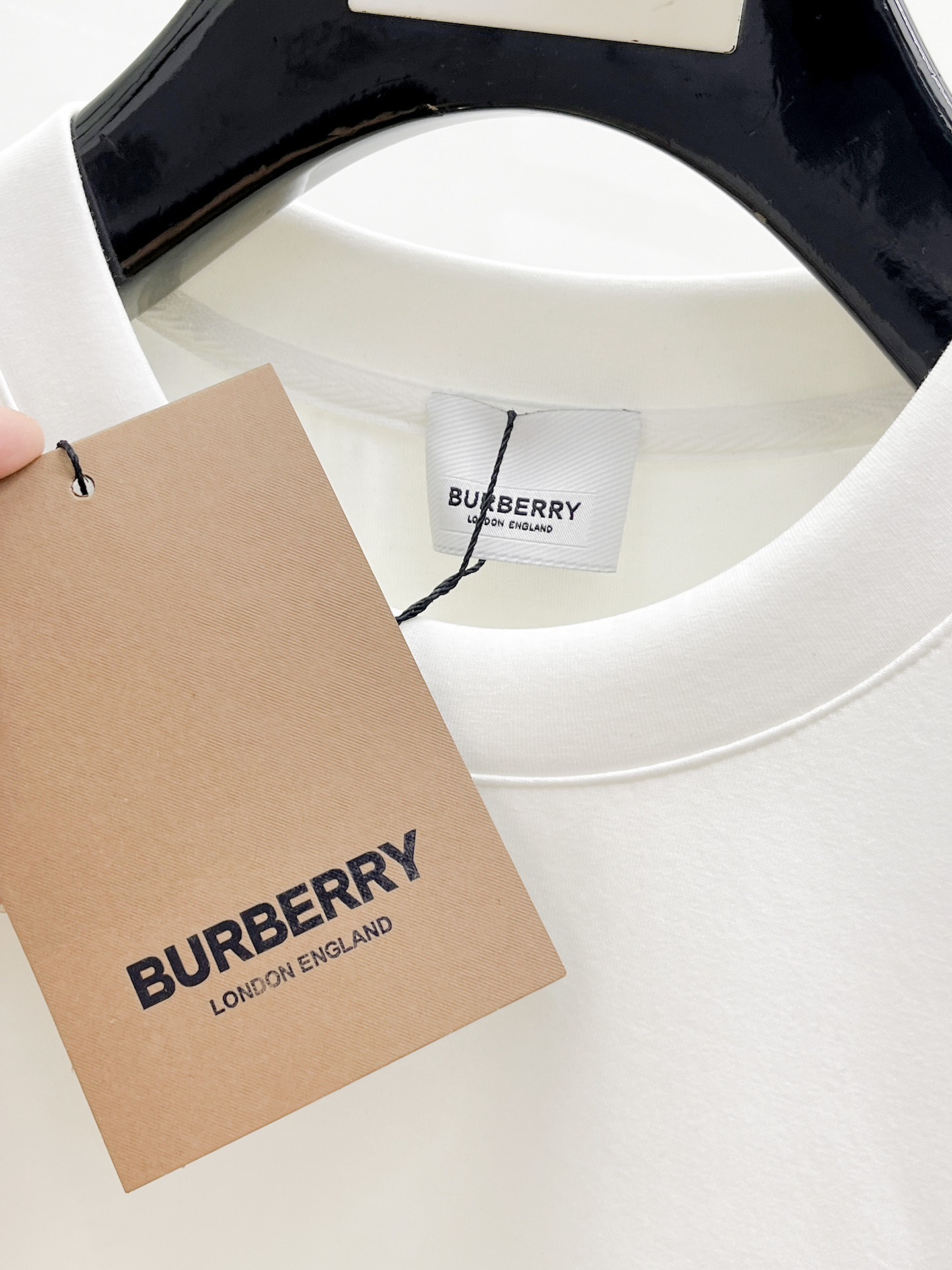 Burberry Male Hoodie Cotton Black Xs-s-m-l