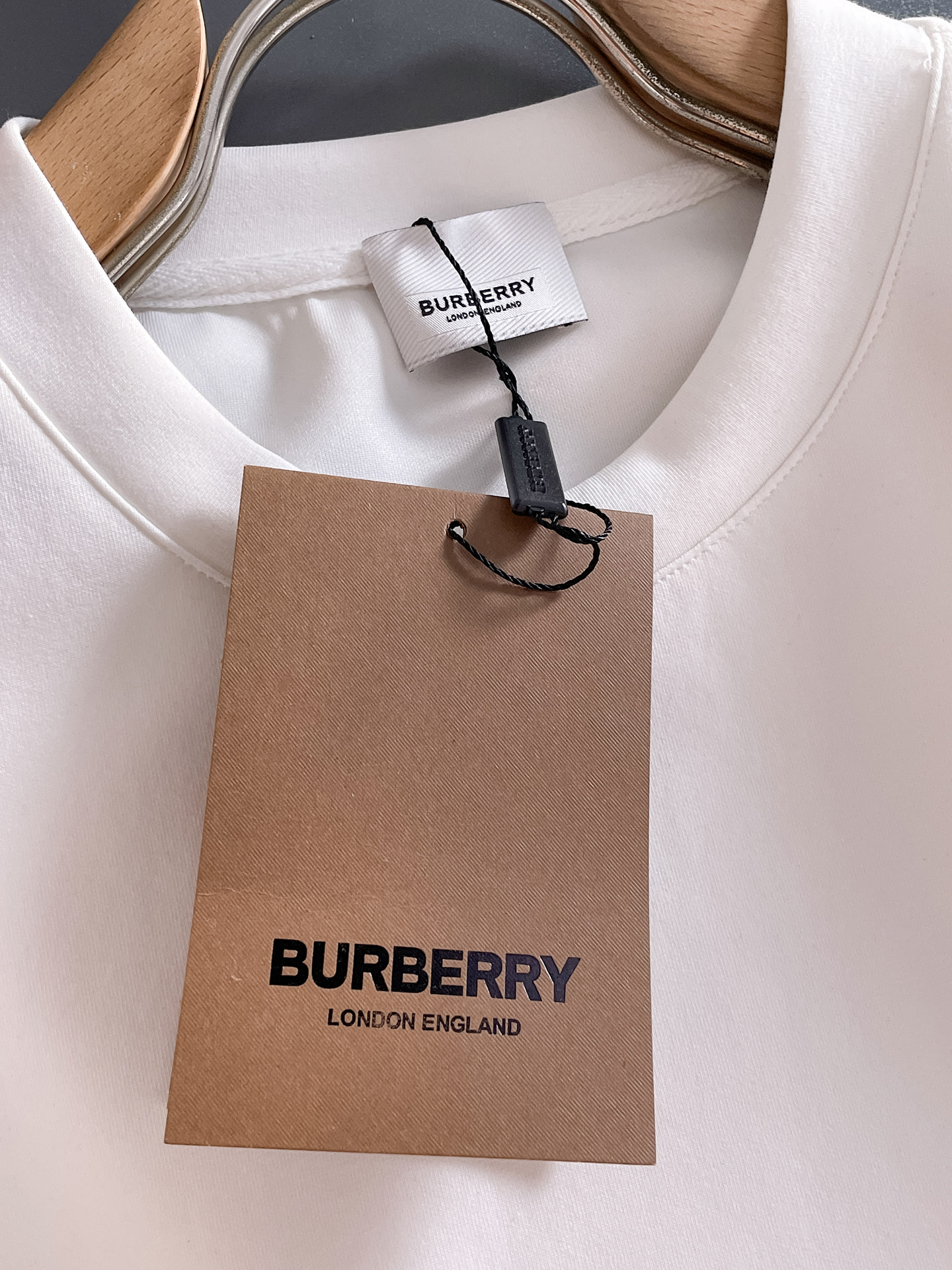 Burberry Male Hoodie Cotton Black Xs-s-m-l