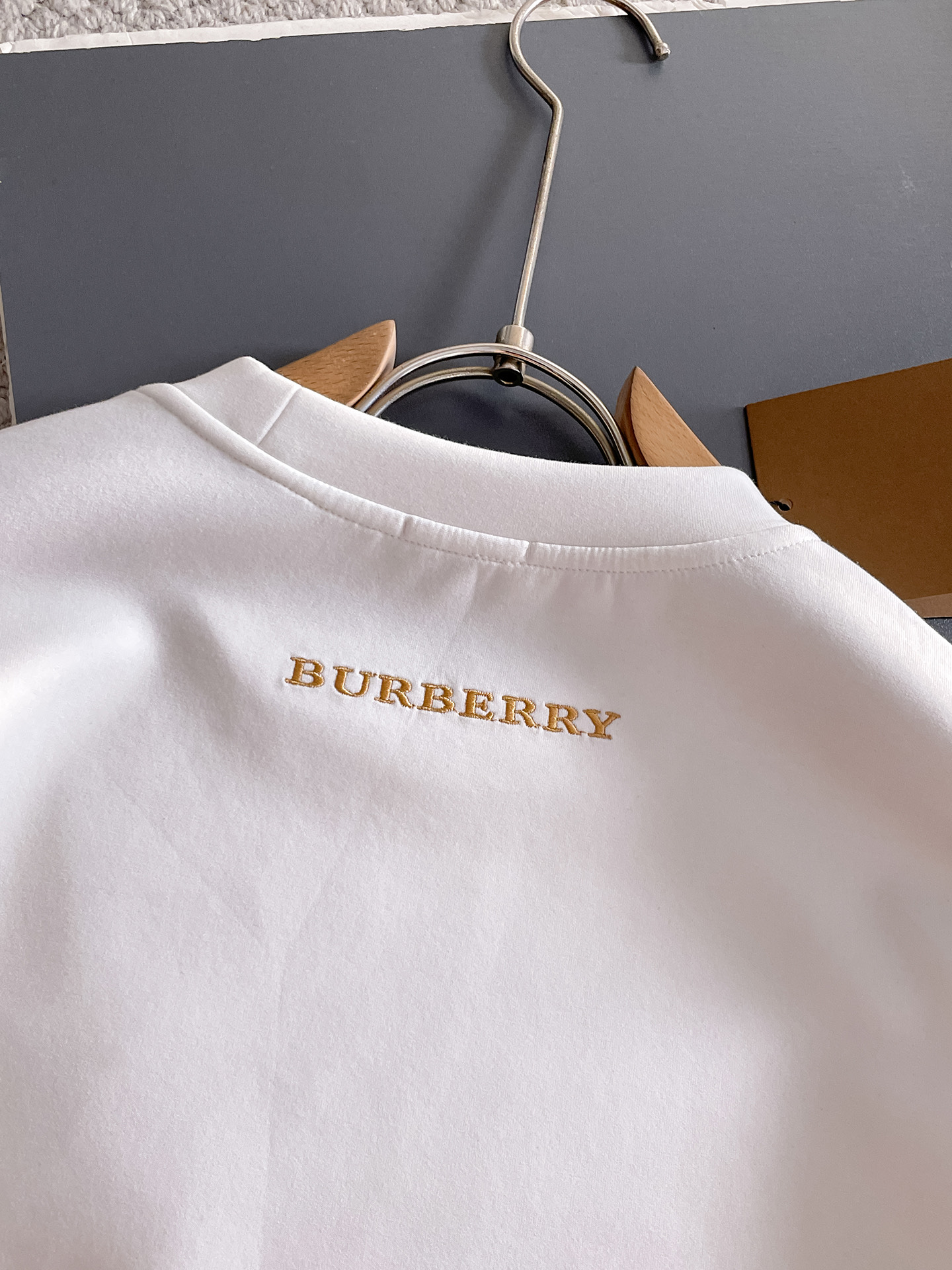 Burberry Male Hoodie Cotton Black Xs-s-m-l