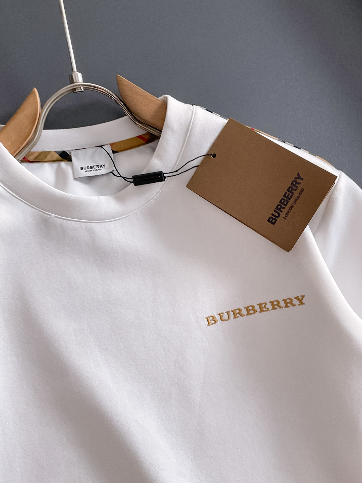 Burberry Male Hoodie Cotton Black Xs-s-m-l