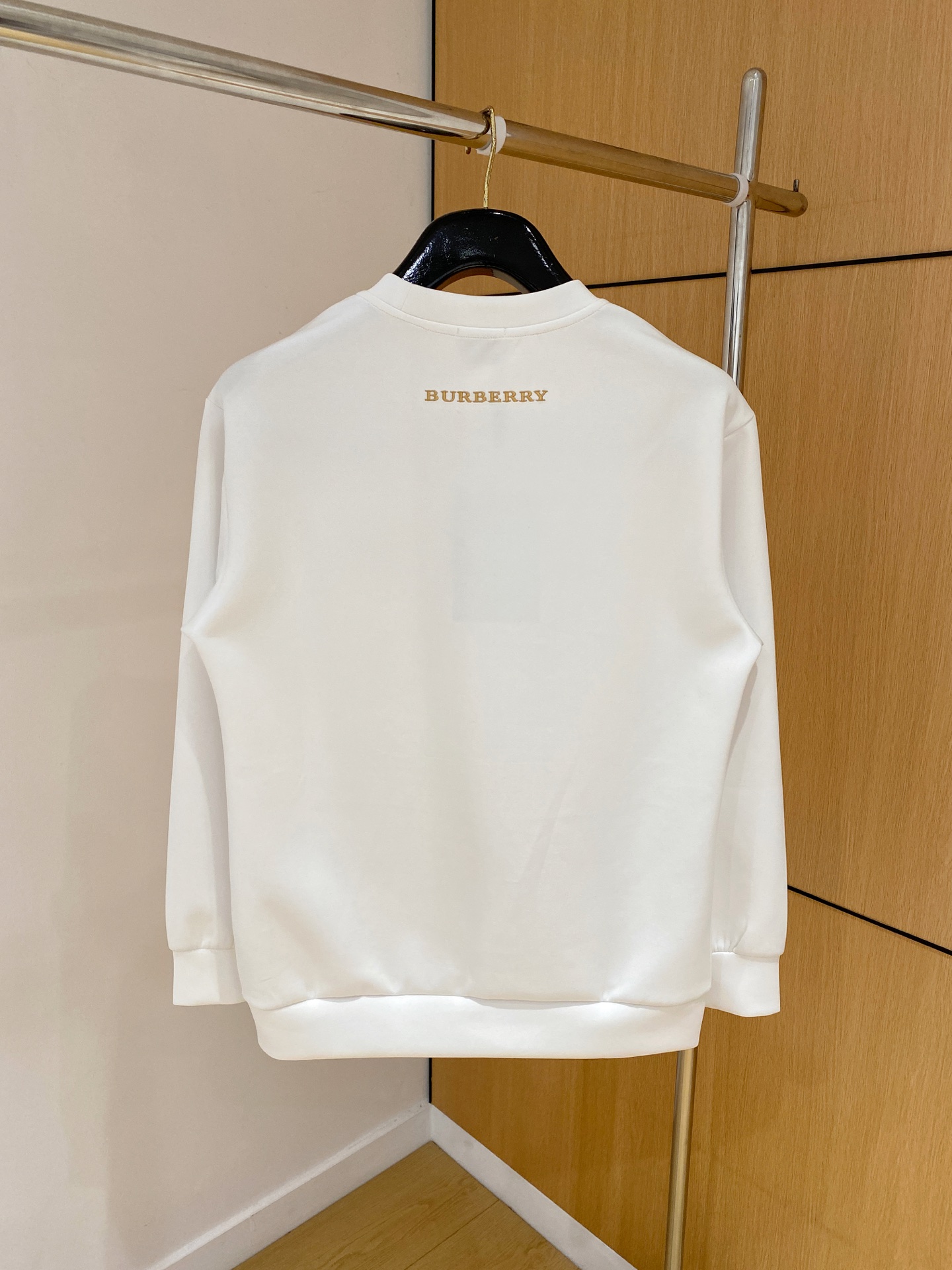 Burberry Male Hoodie Cotton Black Xs-s-m-l