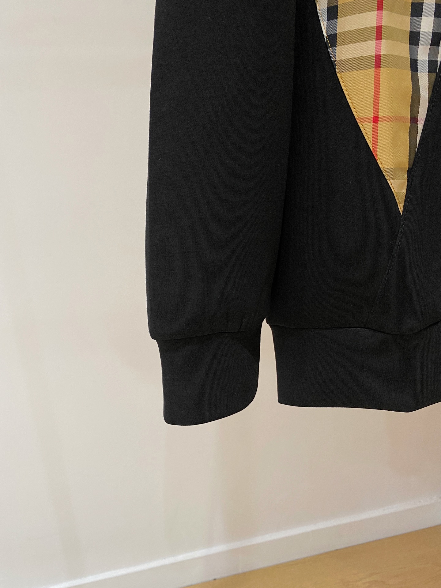 Burberry Male Hoodie Cotton Black Xs-s-m-l