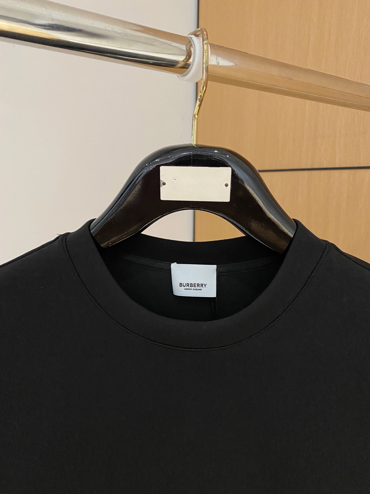 Burberry Male Hoodie Cotton Black Xs-s-m-l