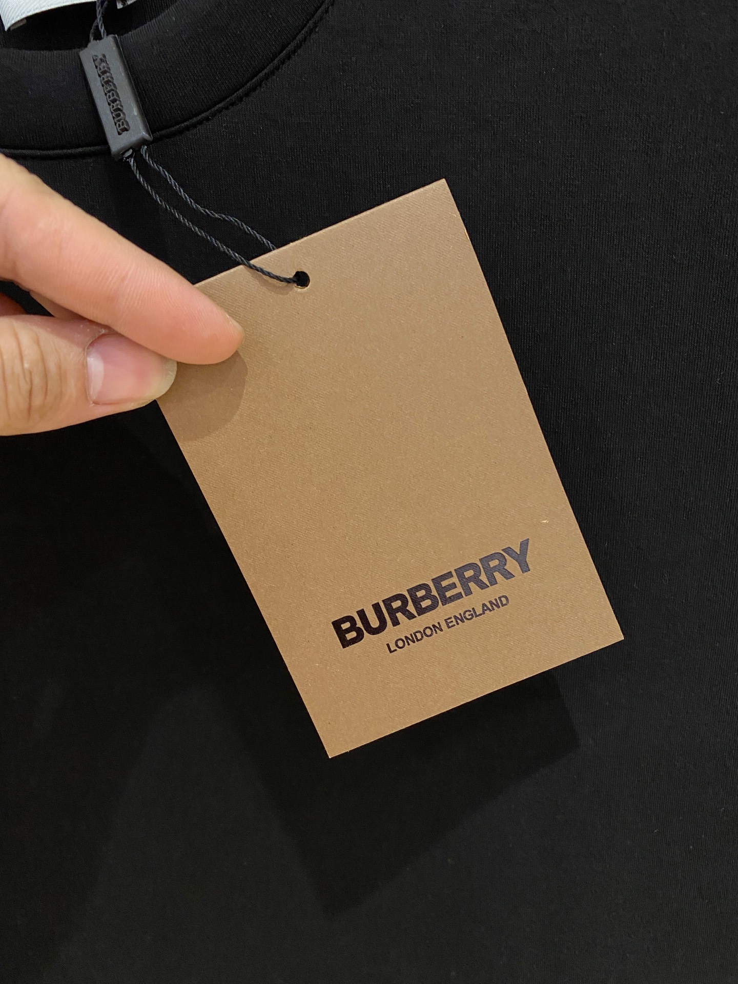 Burberry Male Hoodie Cotton Black Xs-s-m-l