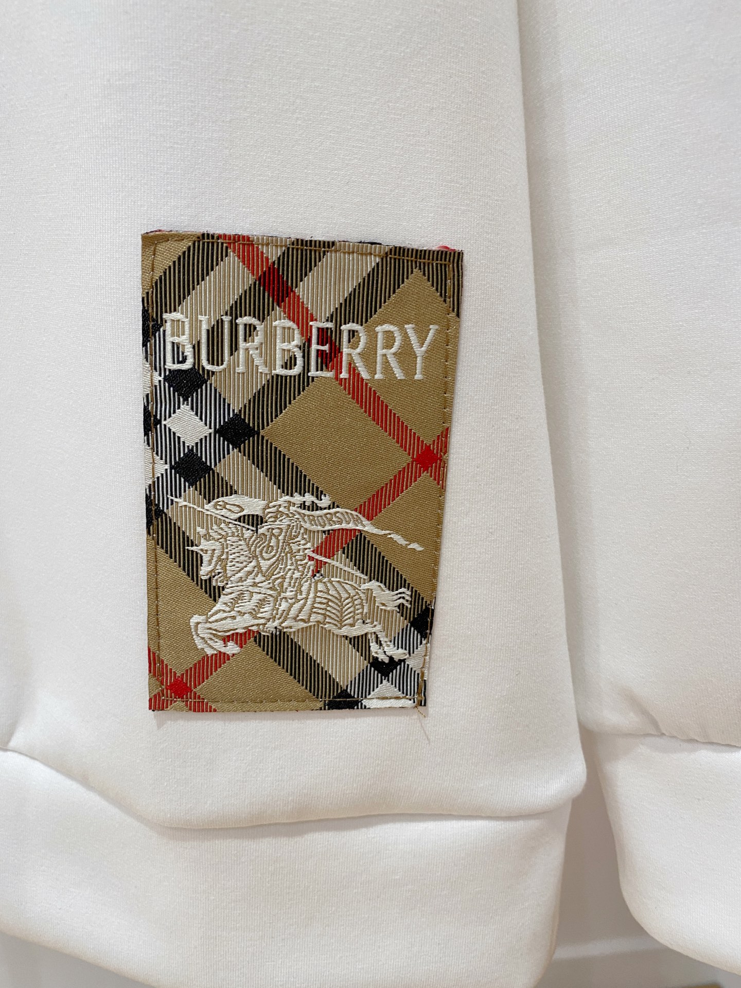 Burberry Male Hoodie Cotton Black Xs-s-m-l