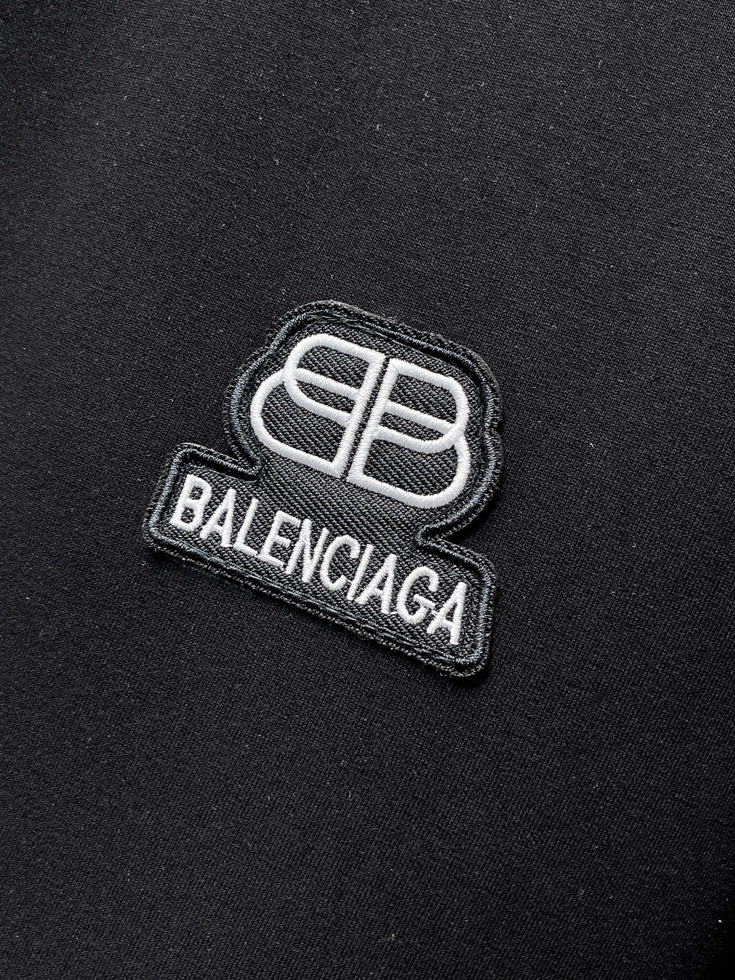 Balenciaga Male Hoodie Cotton Black Xs-s-m-l