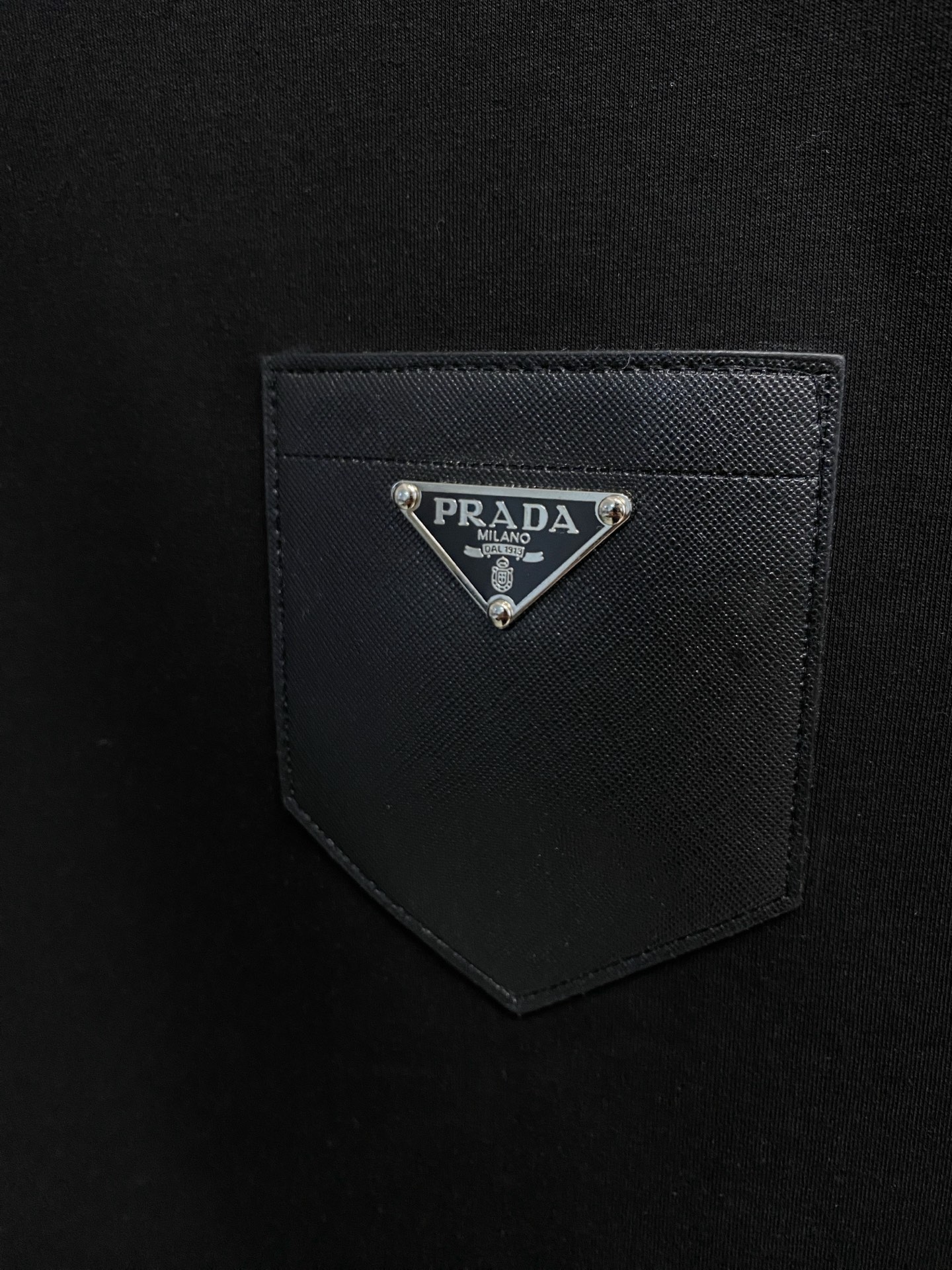Prada Male Hoodie Cotton Black Xs-s-m-l