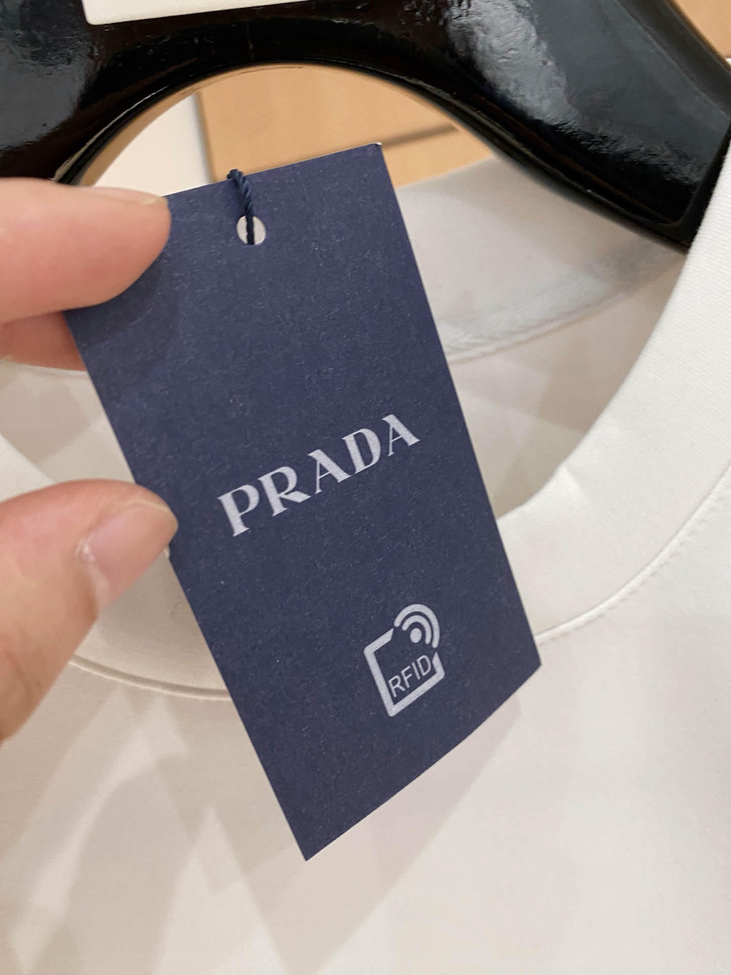 Prada Male Hoodie Cotton Black Xs-s-m-l