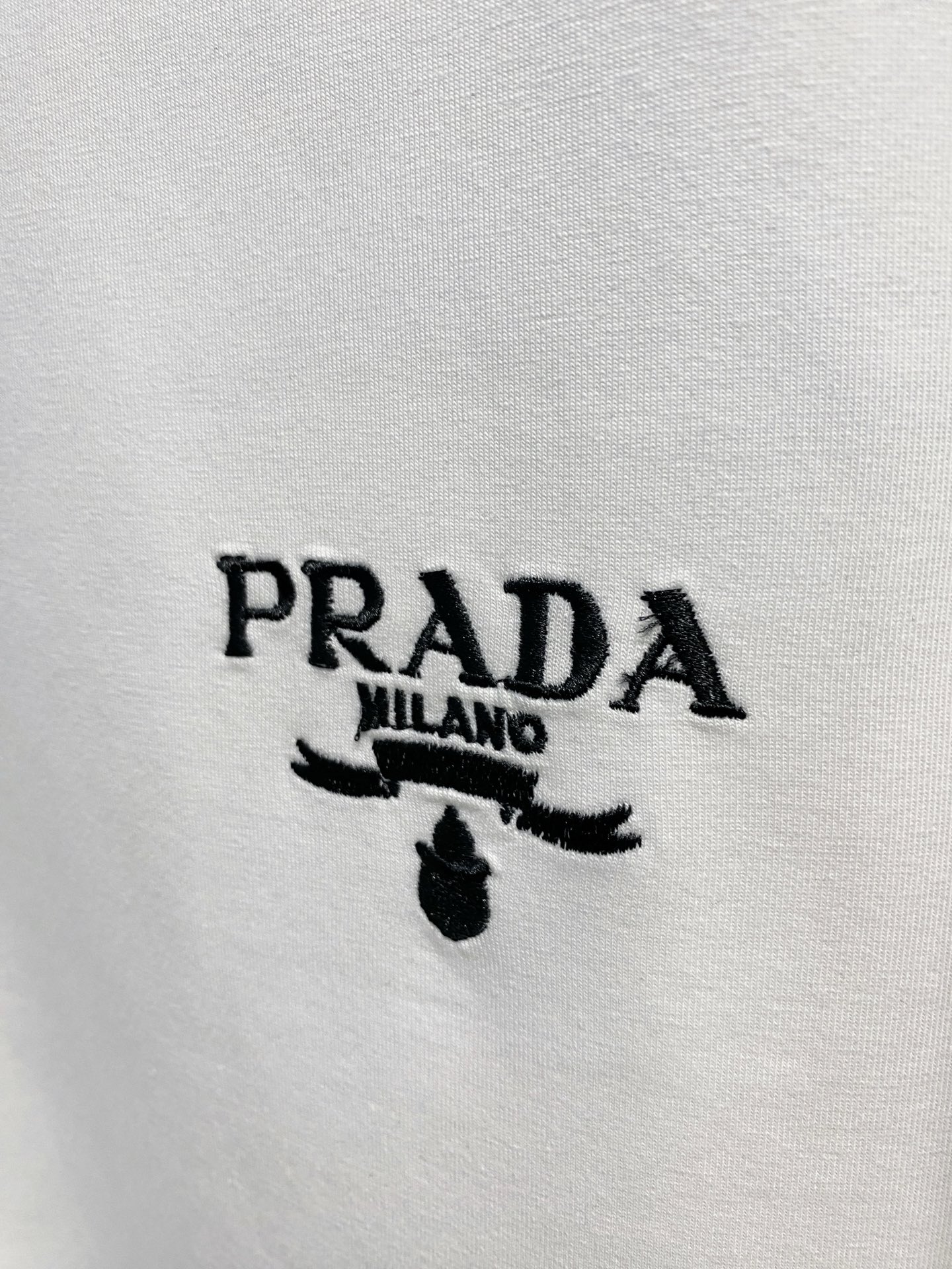 Prada Male Hoodie Cotton Black Xs-s-m-l