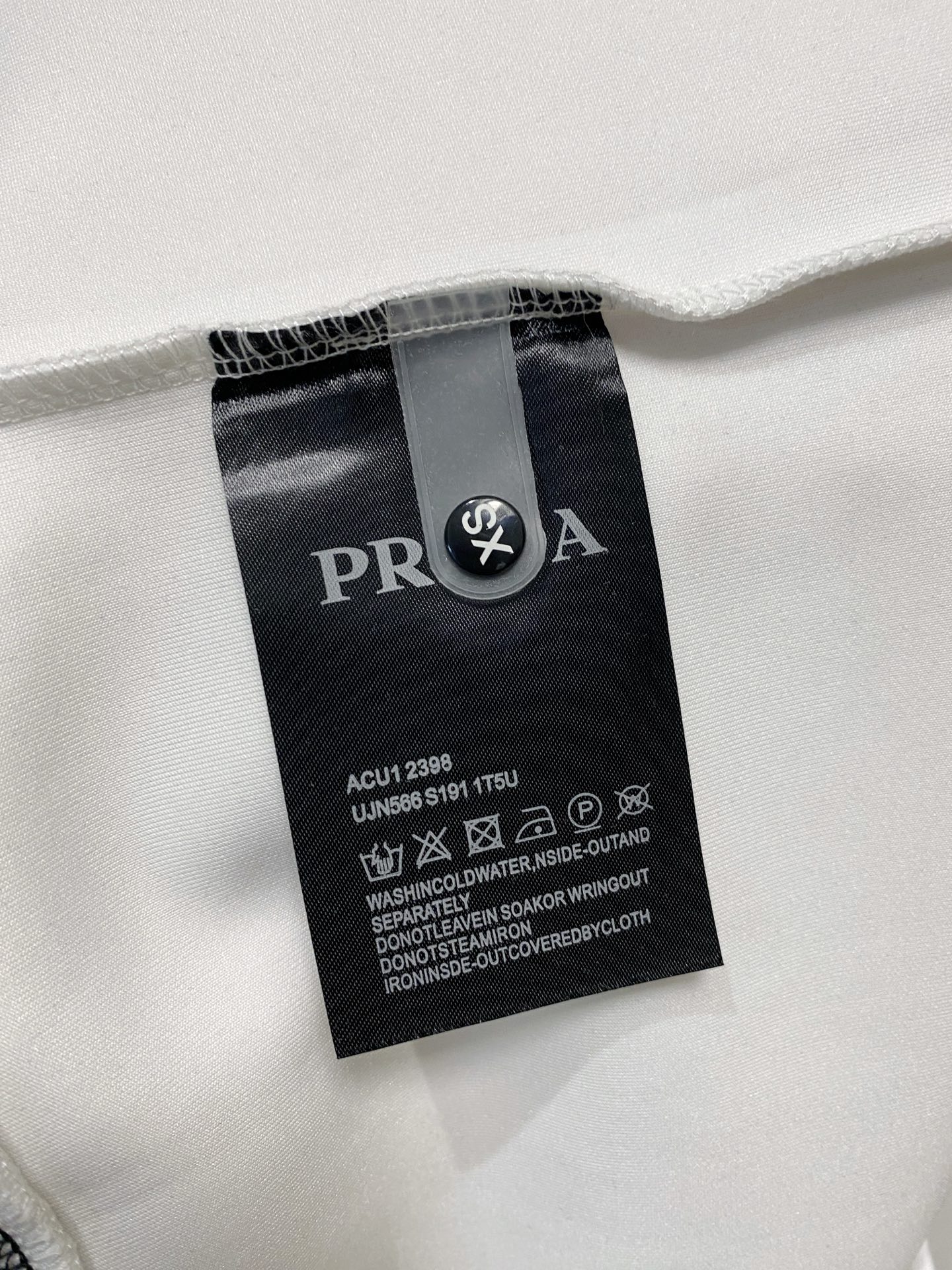 Prada Male Hoodie Cotton Black Xs-s-m-l
