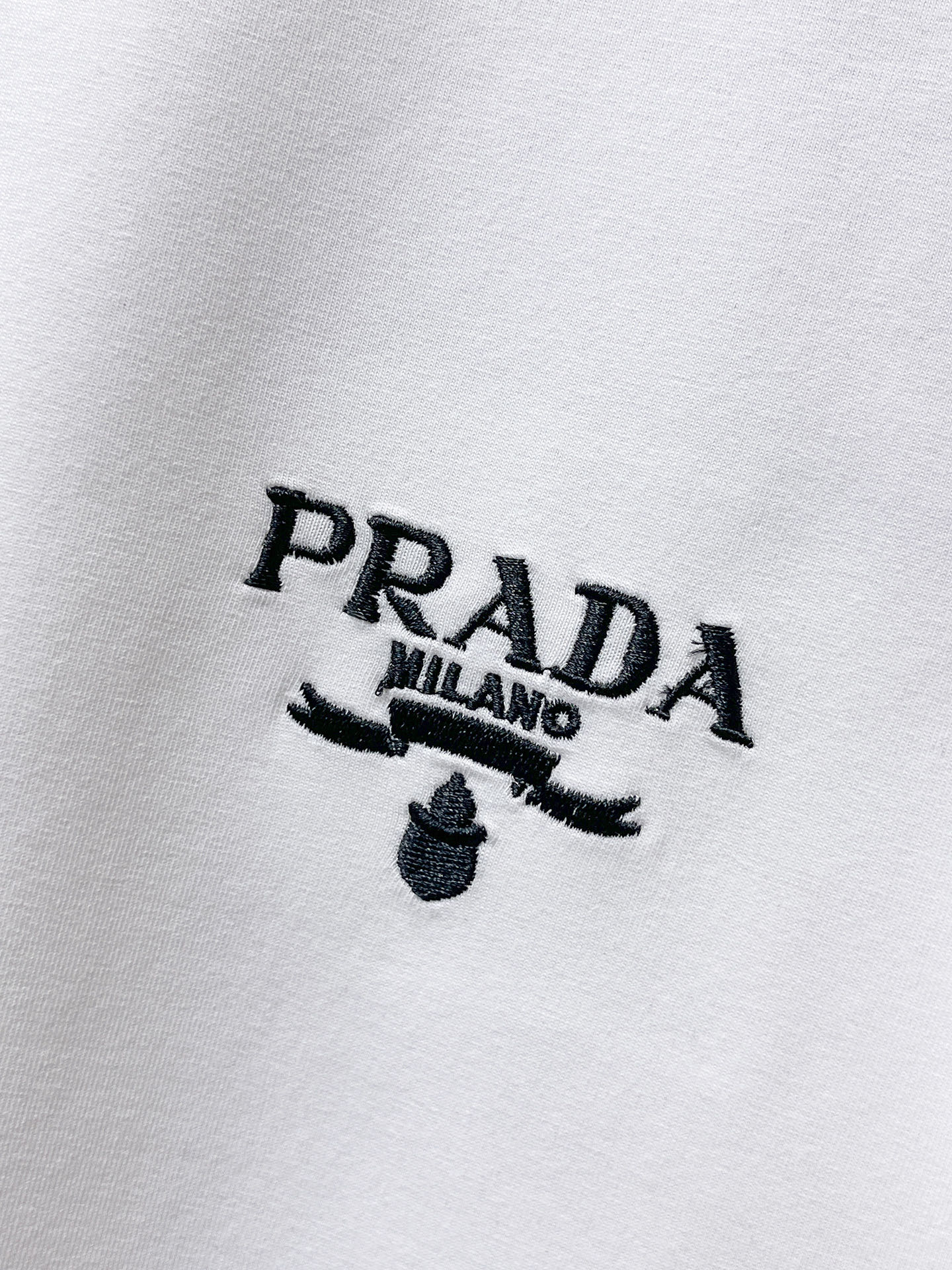 Prada Male Hoodie Cotton Black Xs-s-m-l