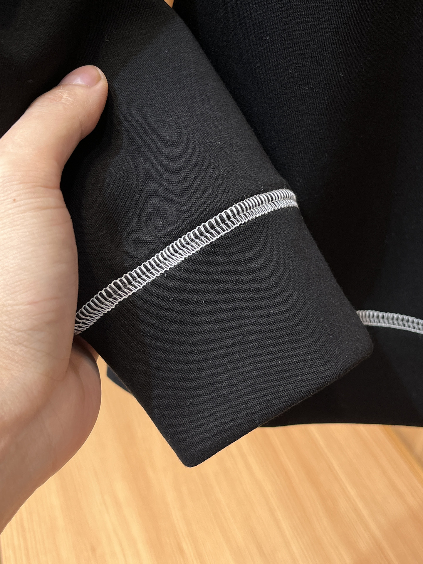 Prada Male Hoodie Cotton Black Xs-s-m-l