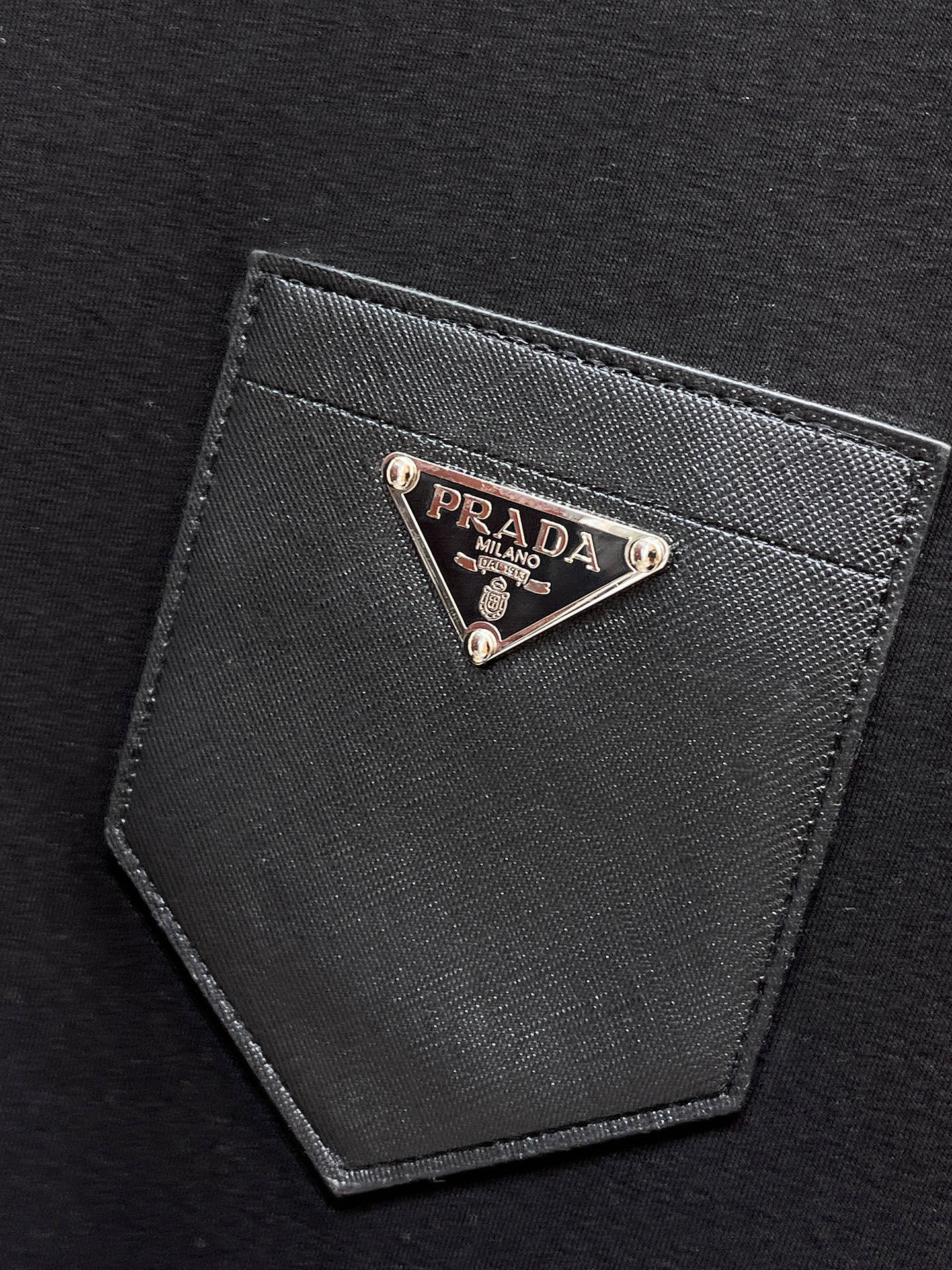 Prada Male Hoodie Cotton Black Xs-s-m-l