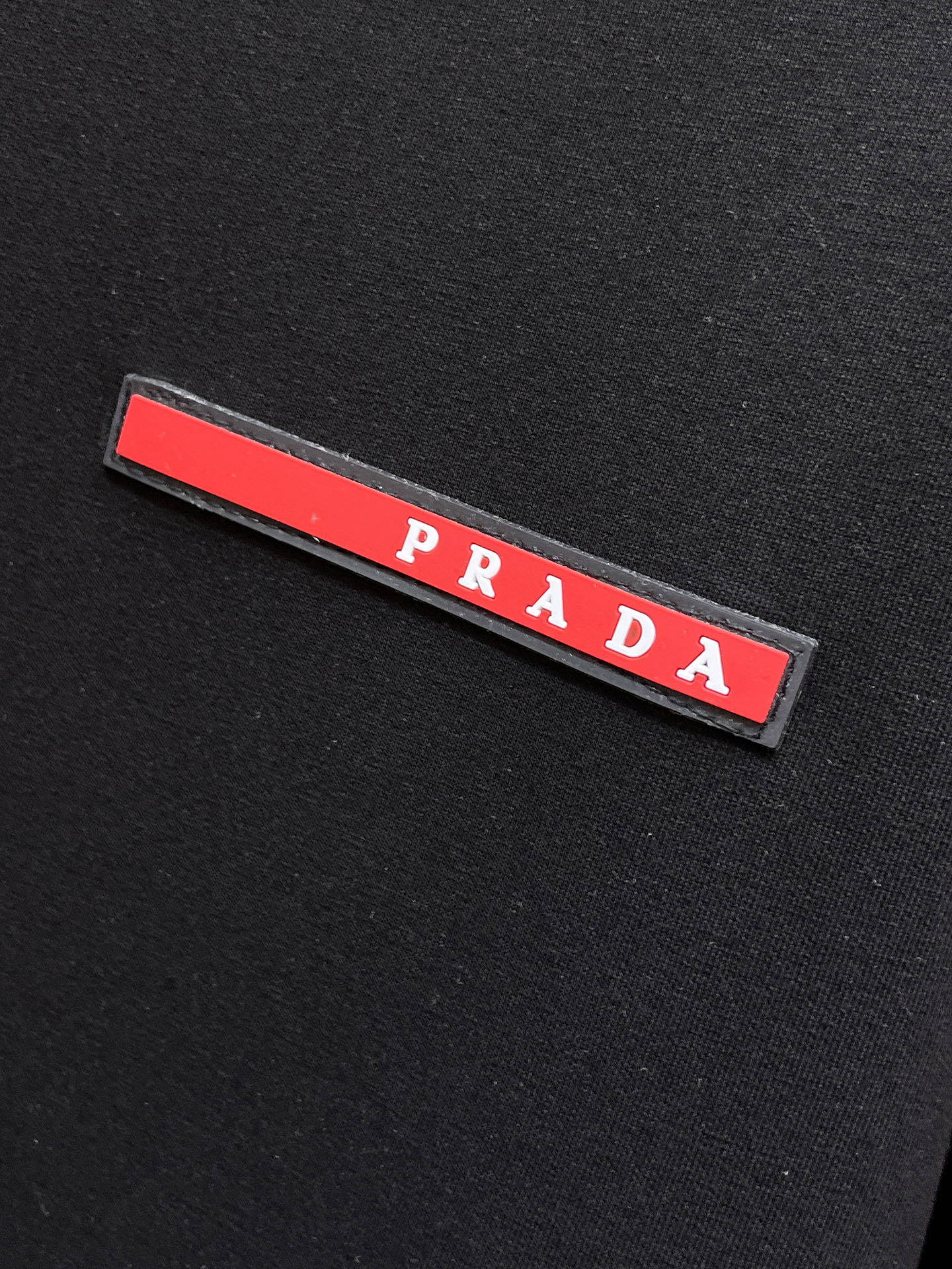 Prada Male Hoodie Cotton Black Xs-s-m-l