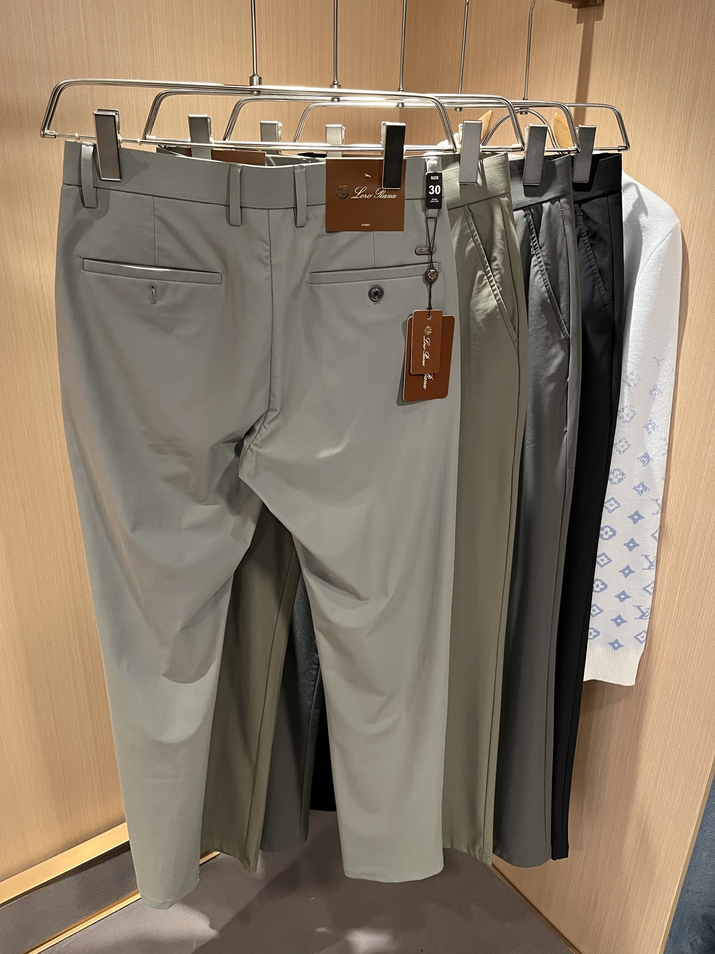 Loro Piana Male Basic Clothing Slim Fit L