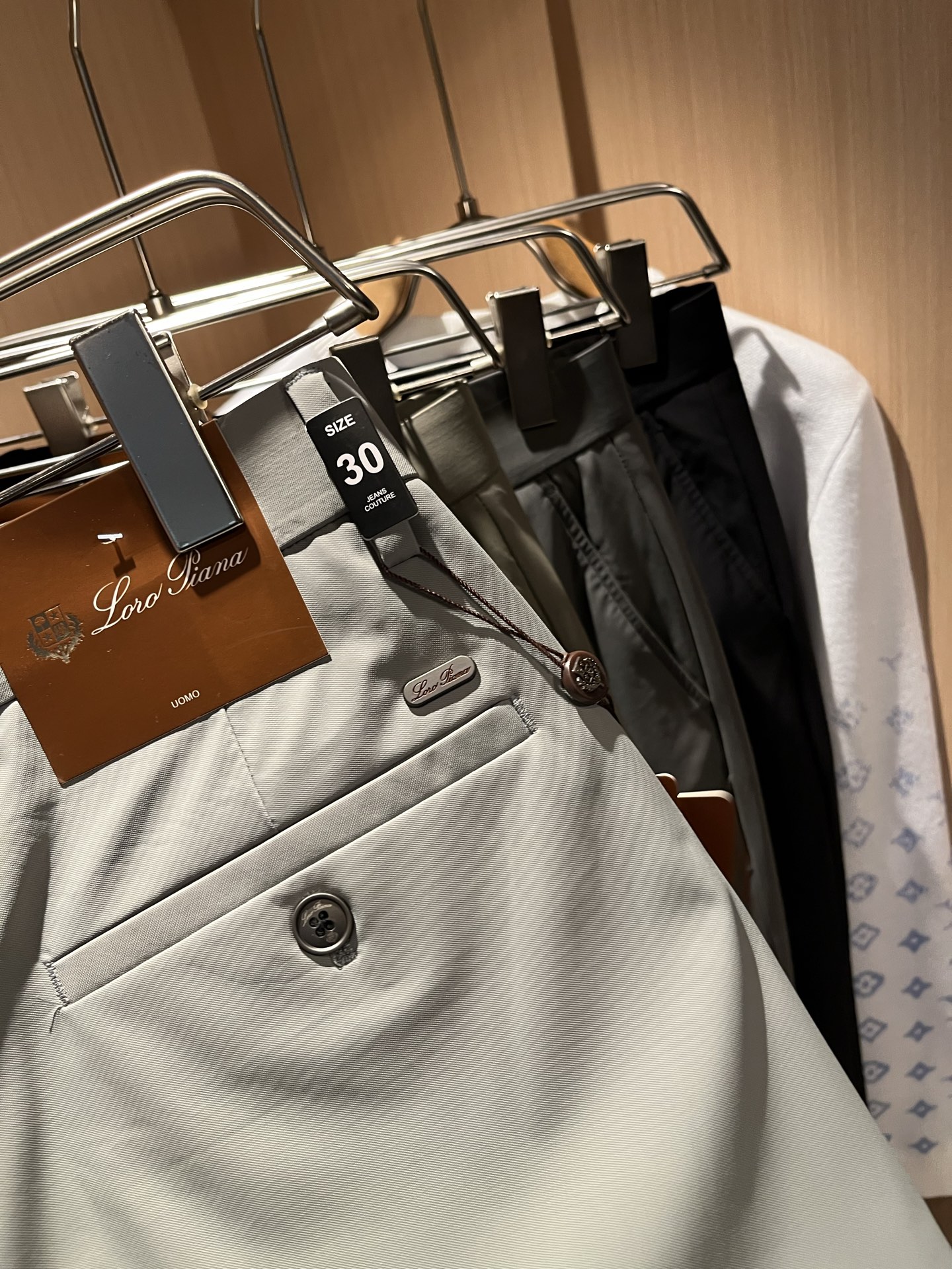 Loro Piana Male Basic Clothing Slim Fit L