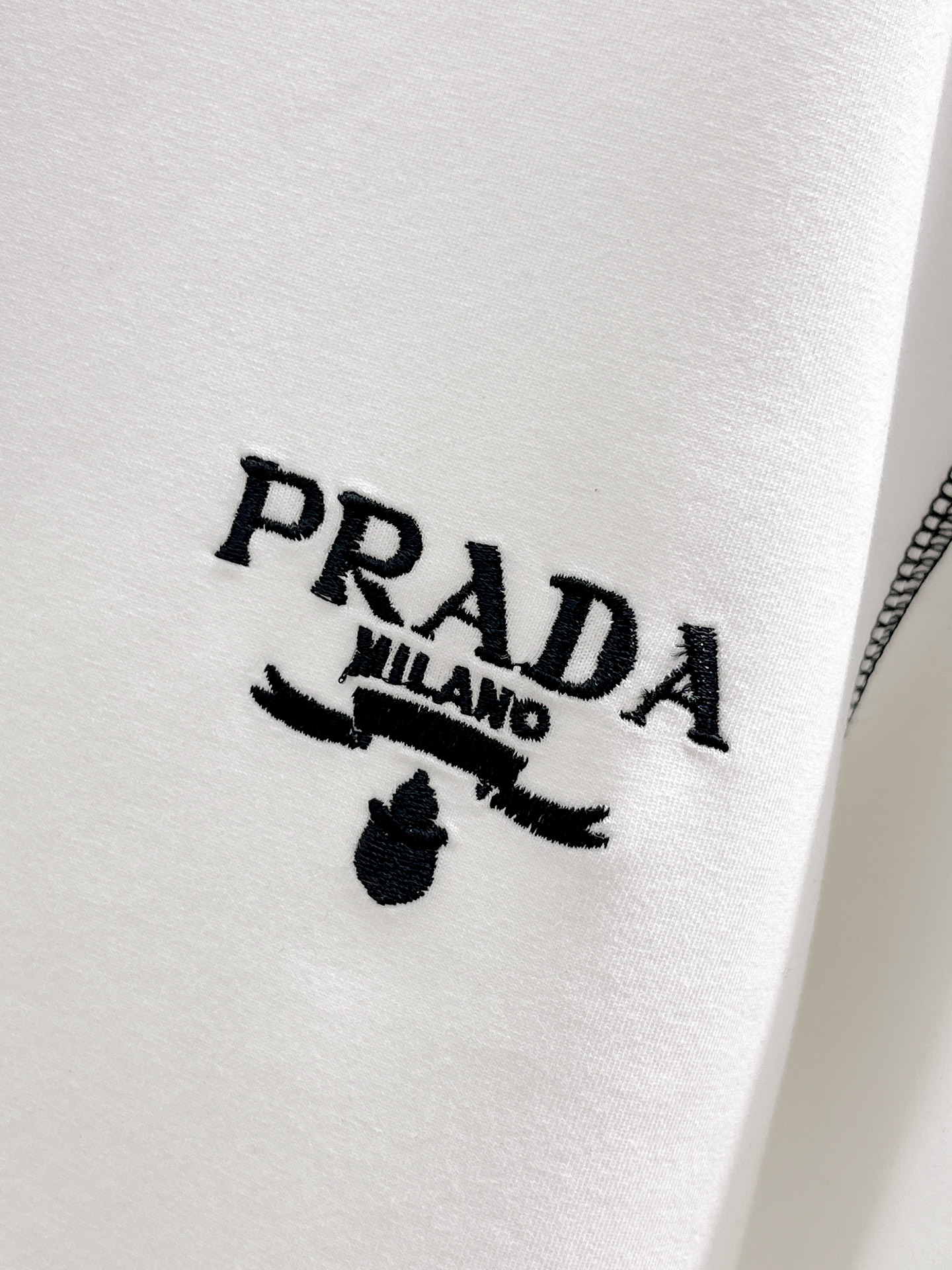 Prada Male Hoodie Cotton Black Xs-s-m-l
