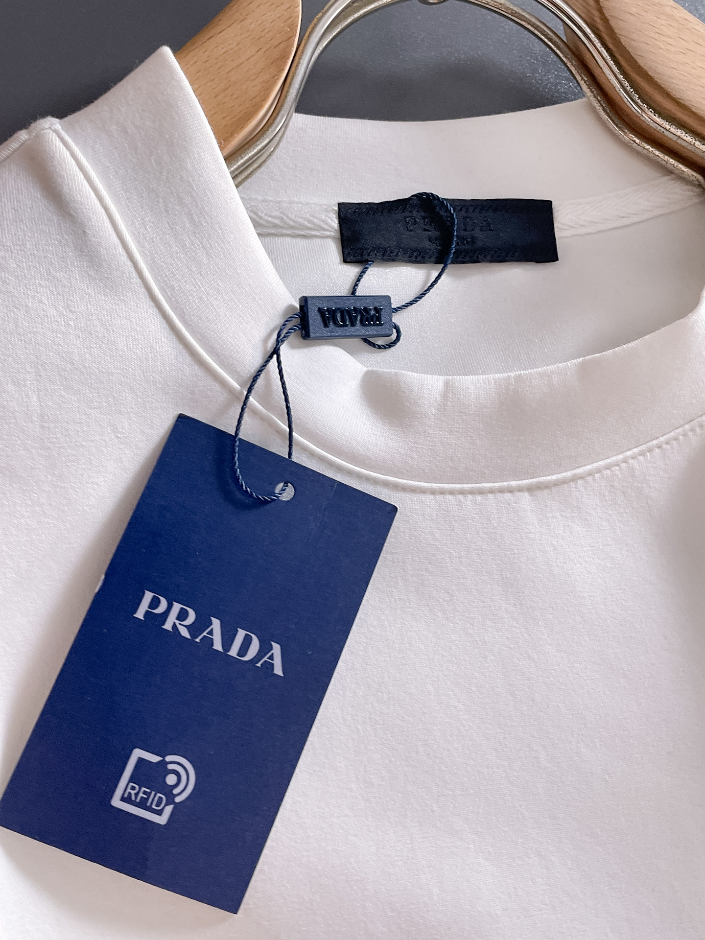 Prada Male Hoodie Cotton Black Xs-s-m-l