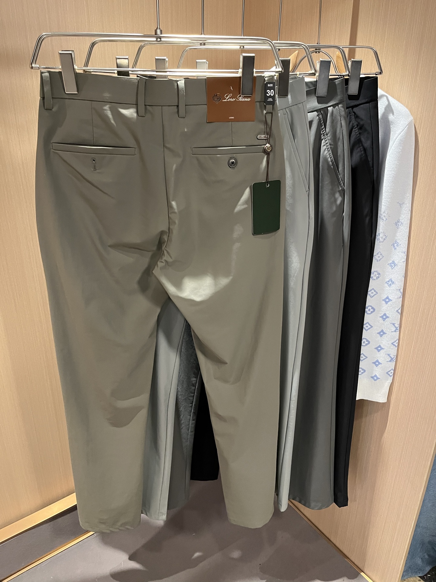Loro Piana Male Basic Clothing Slim Fit L