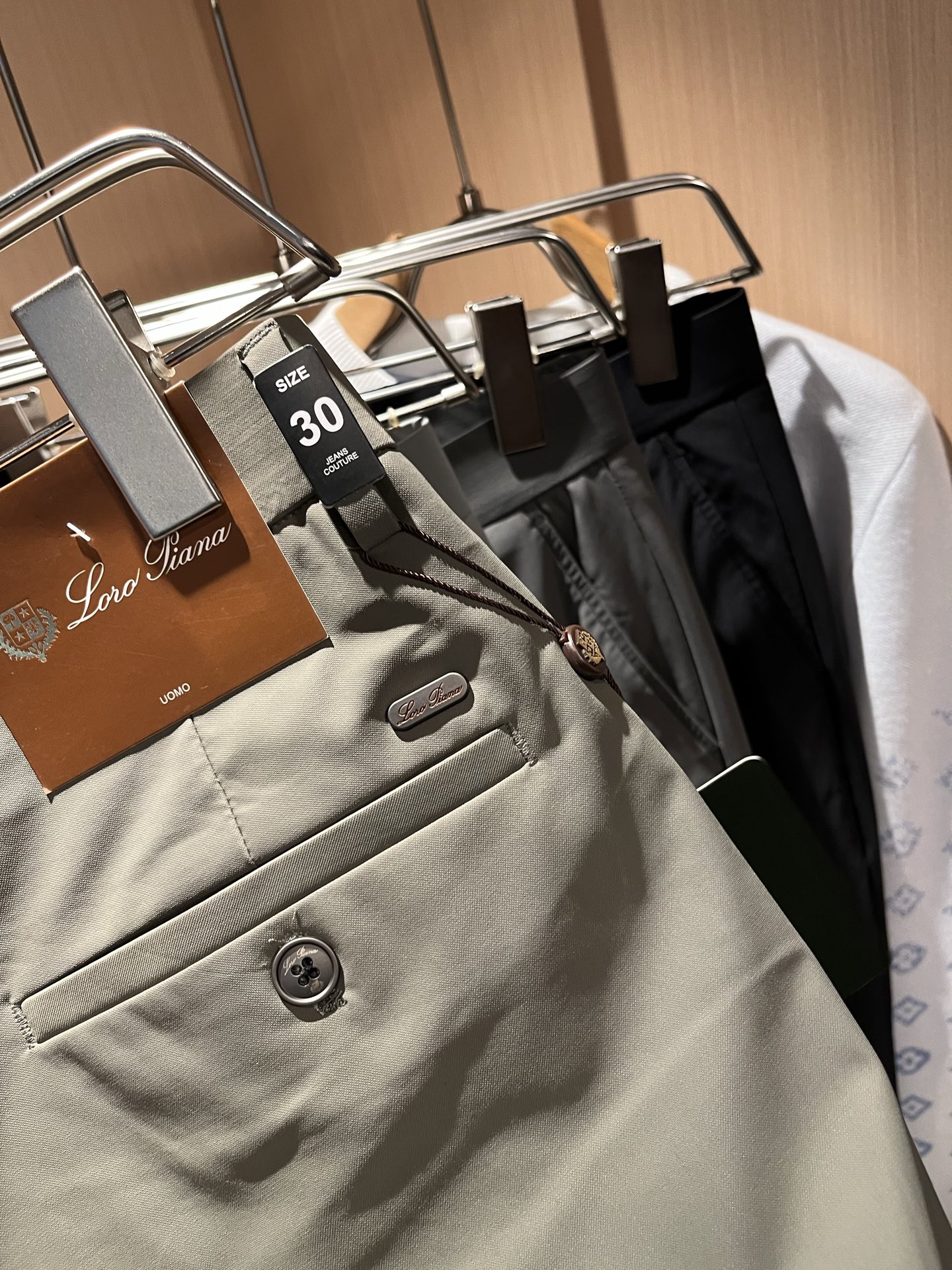 Loro Piana Male Basic Clothing Slim Fit L