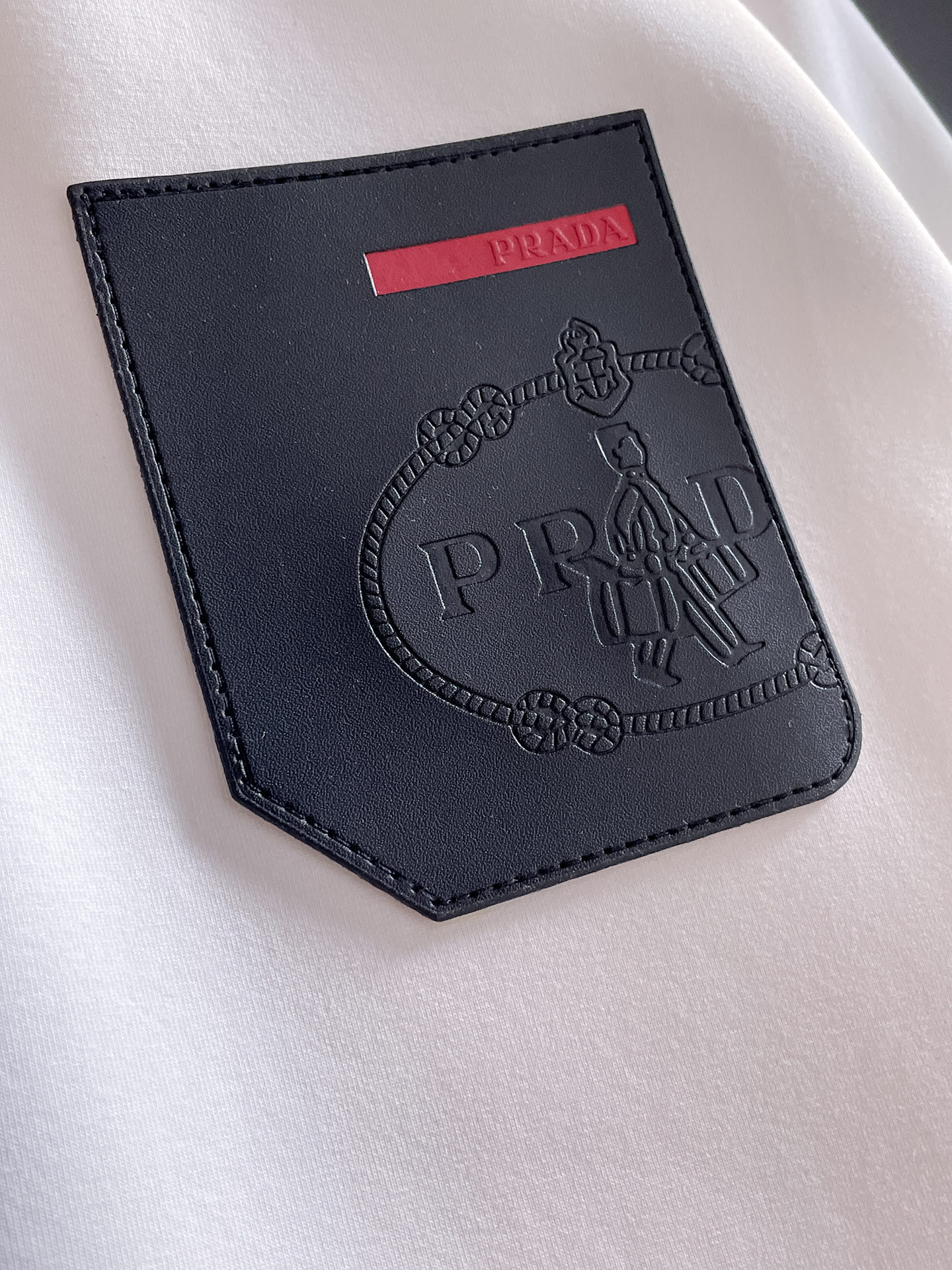 Prada Male Hoodie Cotton Black Xs-s-m-l