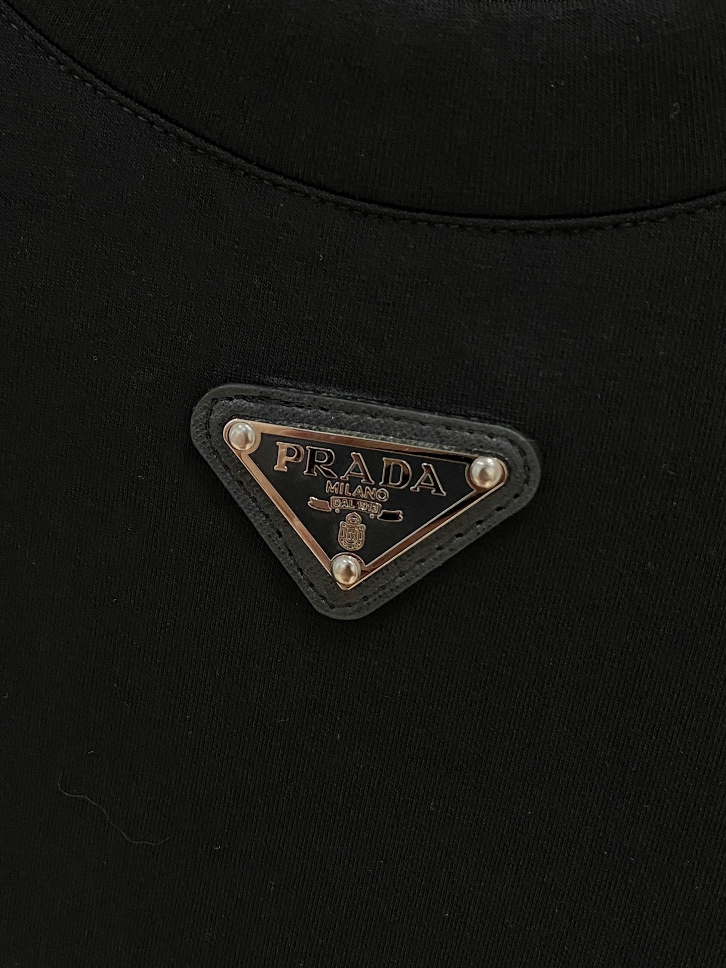 Prada Male Hoodie Cotton Black Xs-s-m-l