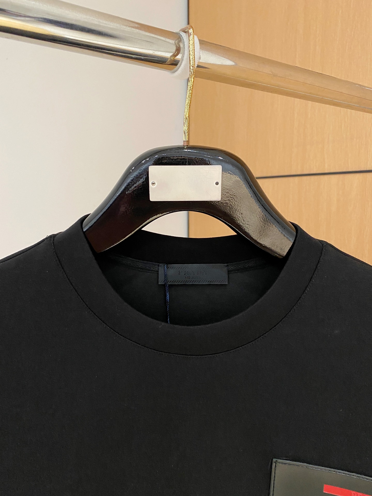 Prada Male Hoodie Cotton Black Xs-s-m-l