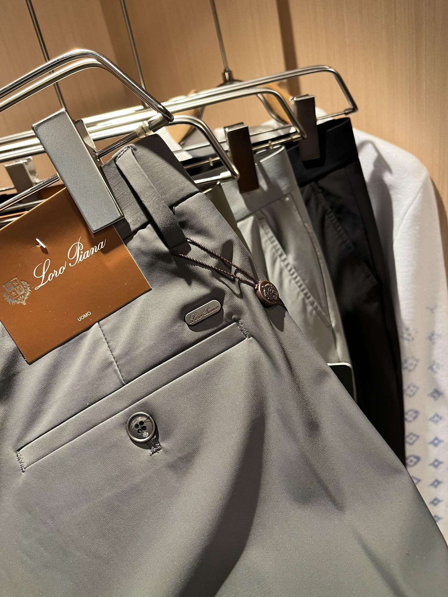 Loro Piana Male Basic Clothing Slim Fit L